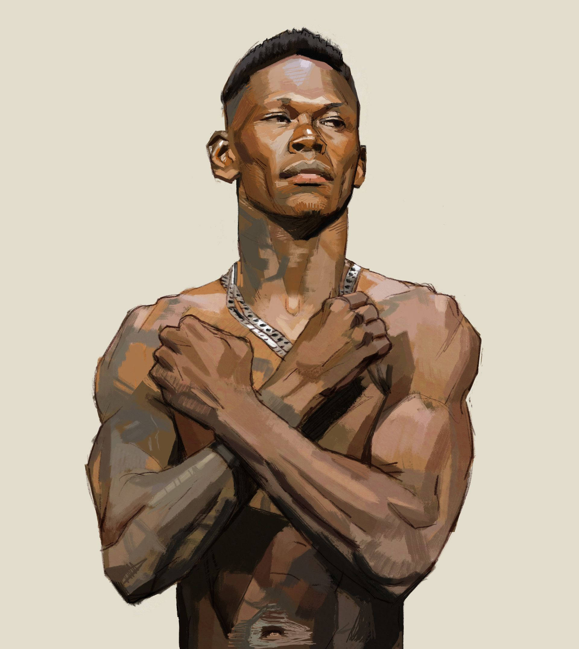 Saludo Wakanda de Israel Adesanya Fondos de pantalla