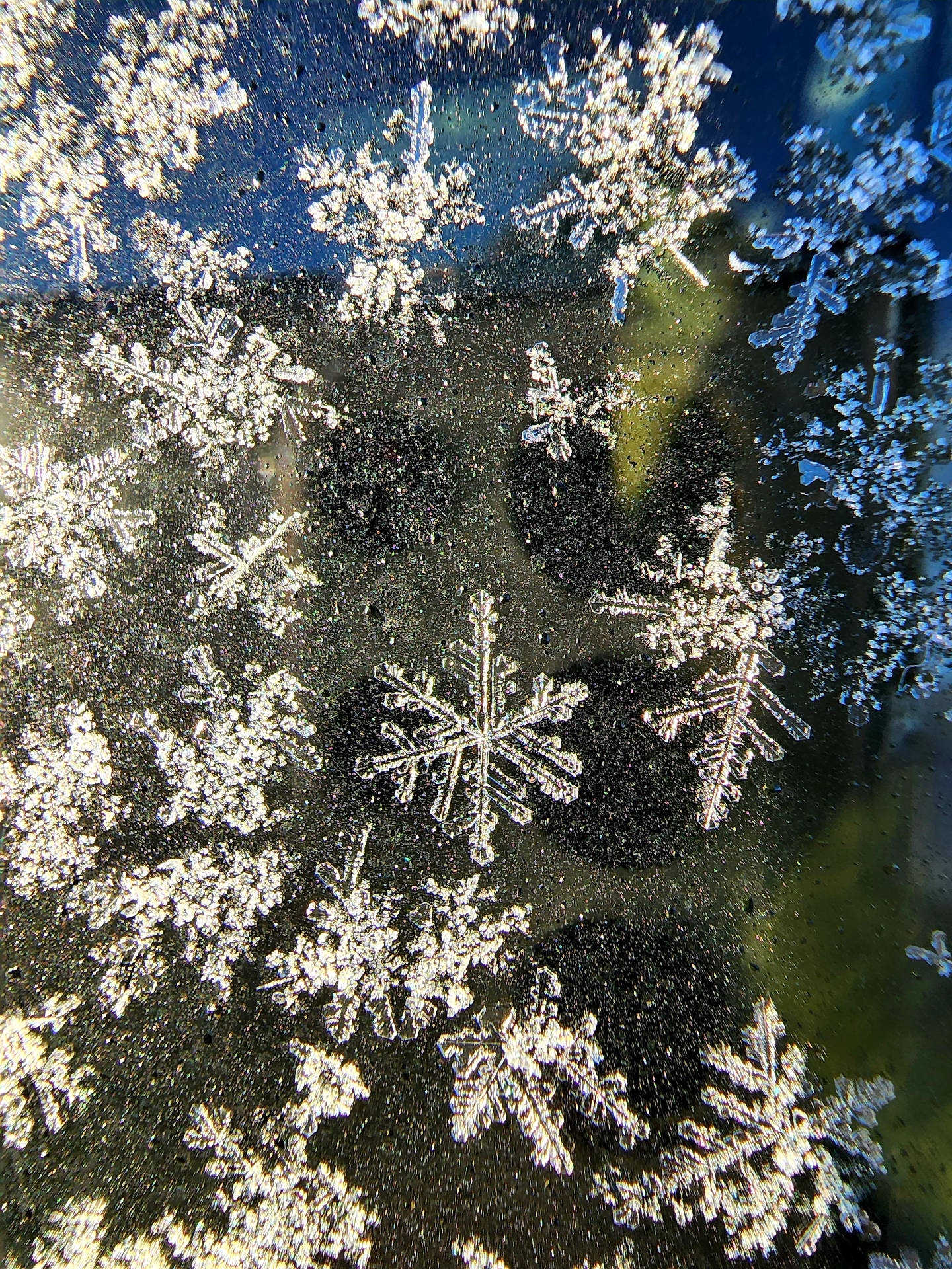 Fondo de pantalla de copos de nieve para Samsung Galaxy S22