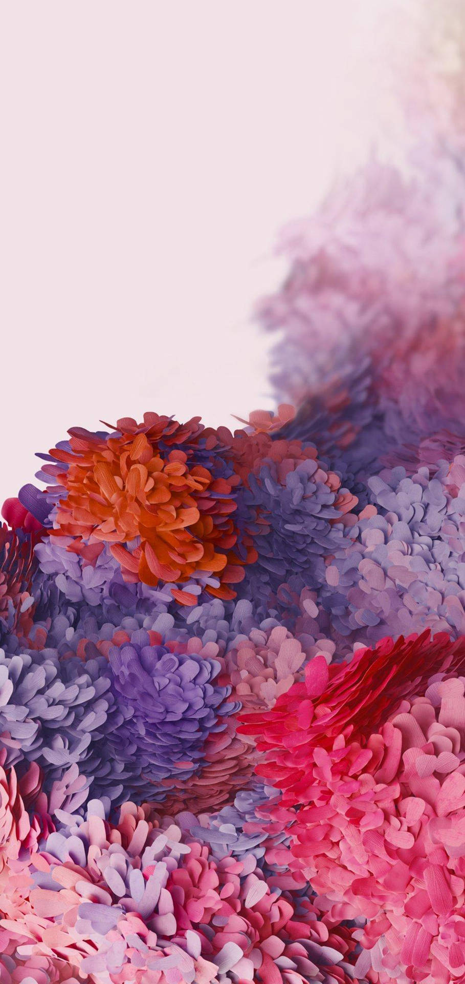 Fondo de pantalla de flores coloridas para Samsung Galaxy S22