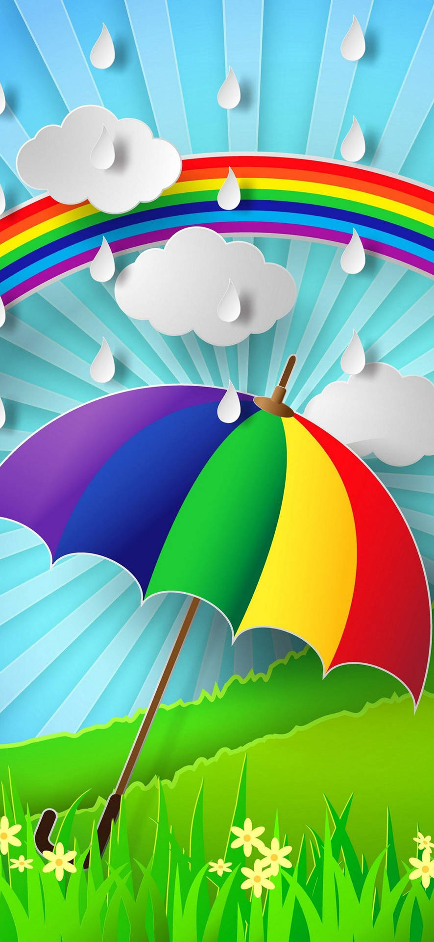 Fondo de pantalla de clima lluvioso para Samsung Galaxy S22