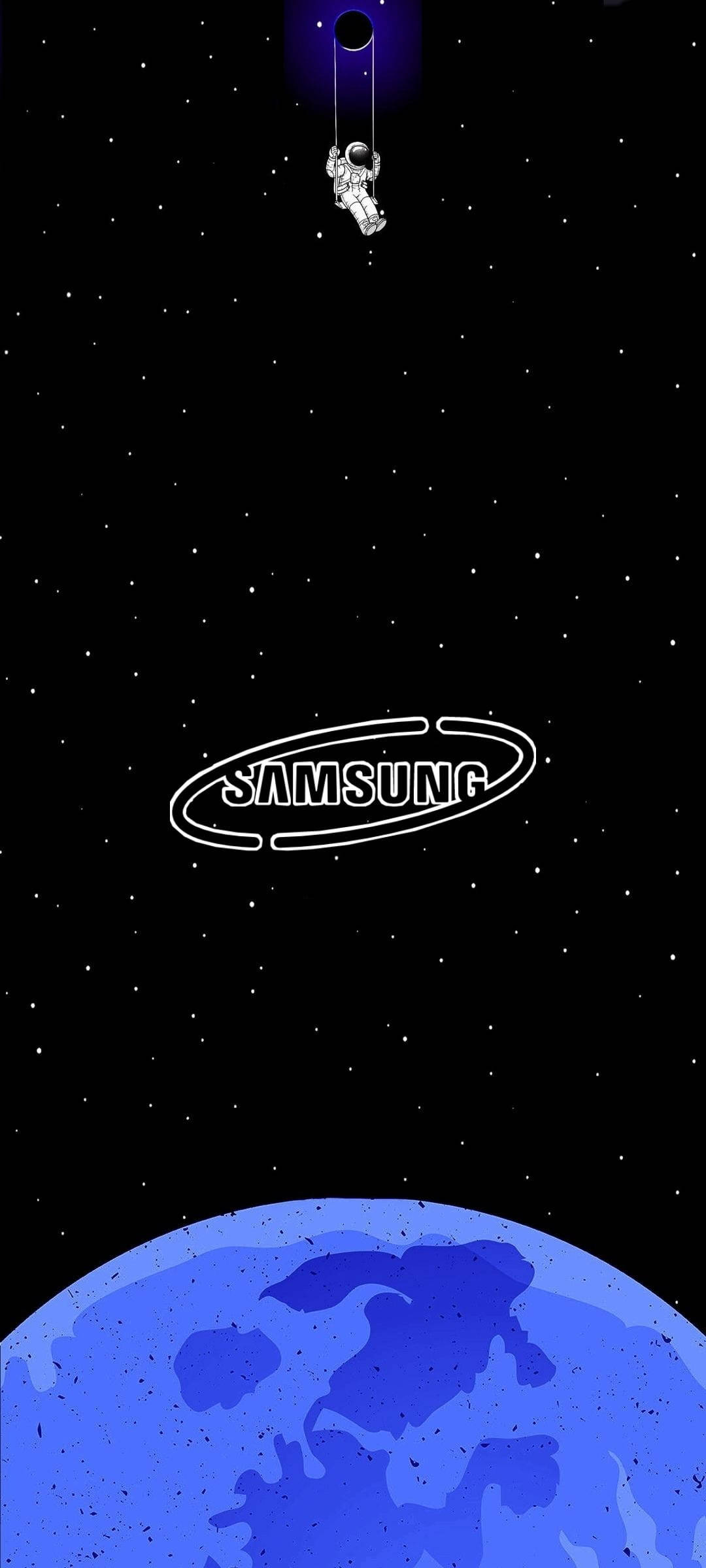 Samsung S21 Ultra Astronauta Columpiándose Fondos de pantalla