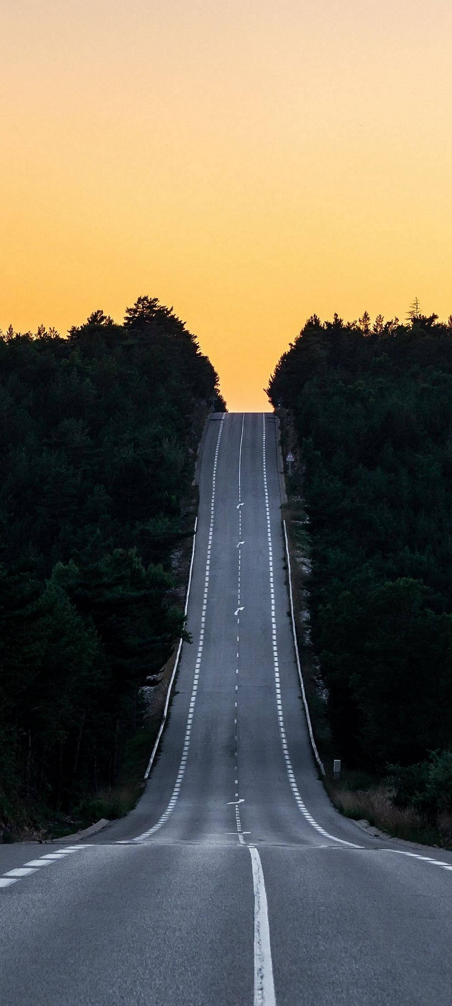 Samsung S21 Ultra Carretera Cuesta Arriba Fondos de pantalla