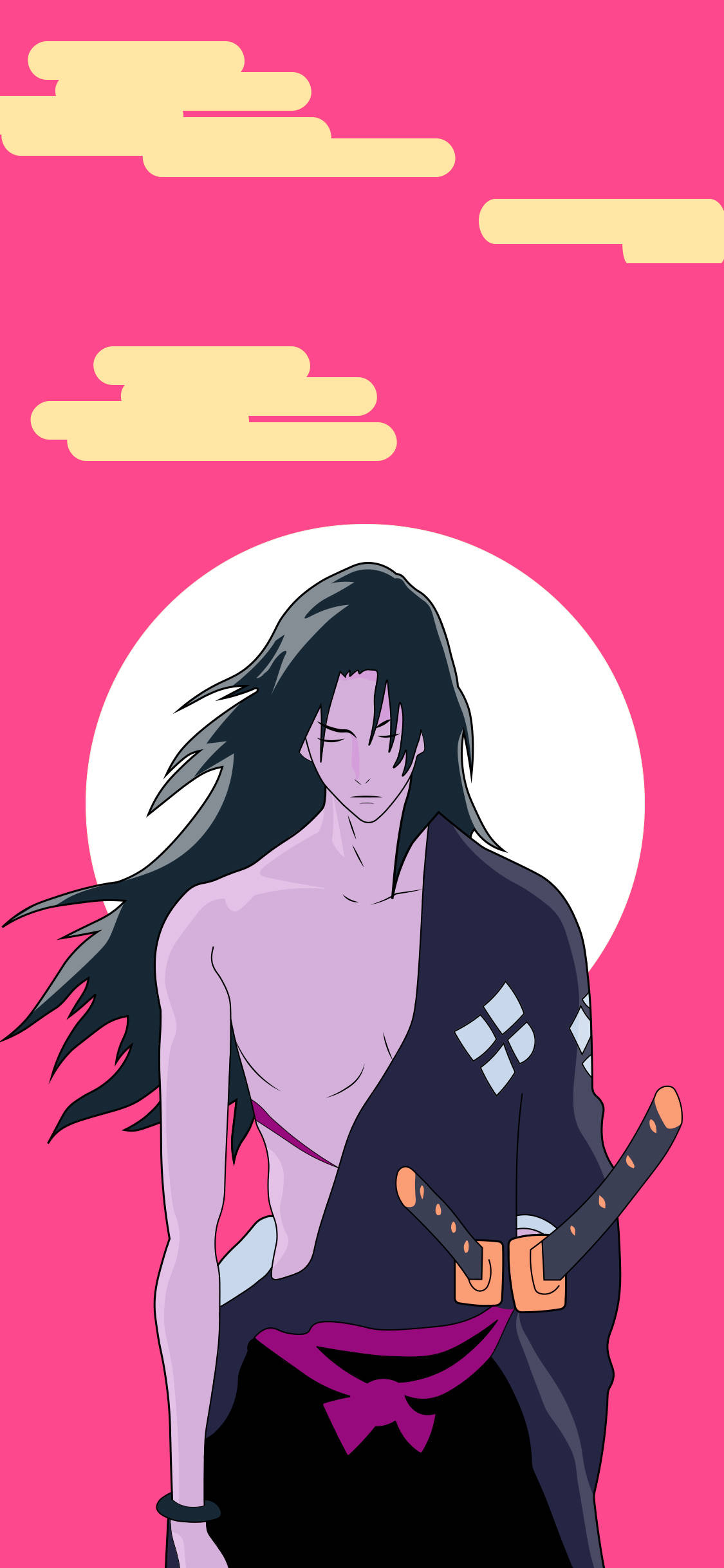 Samurai Champloo Jin Cielo Rosa Fondos de pantalla
