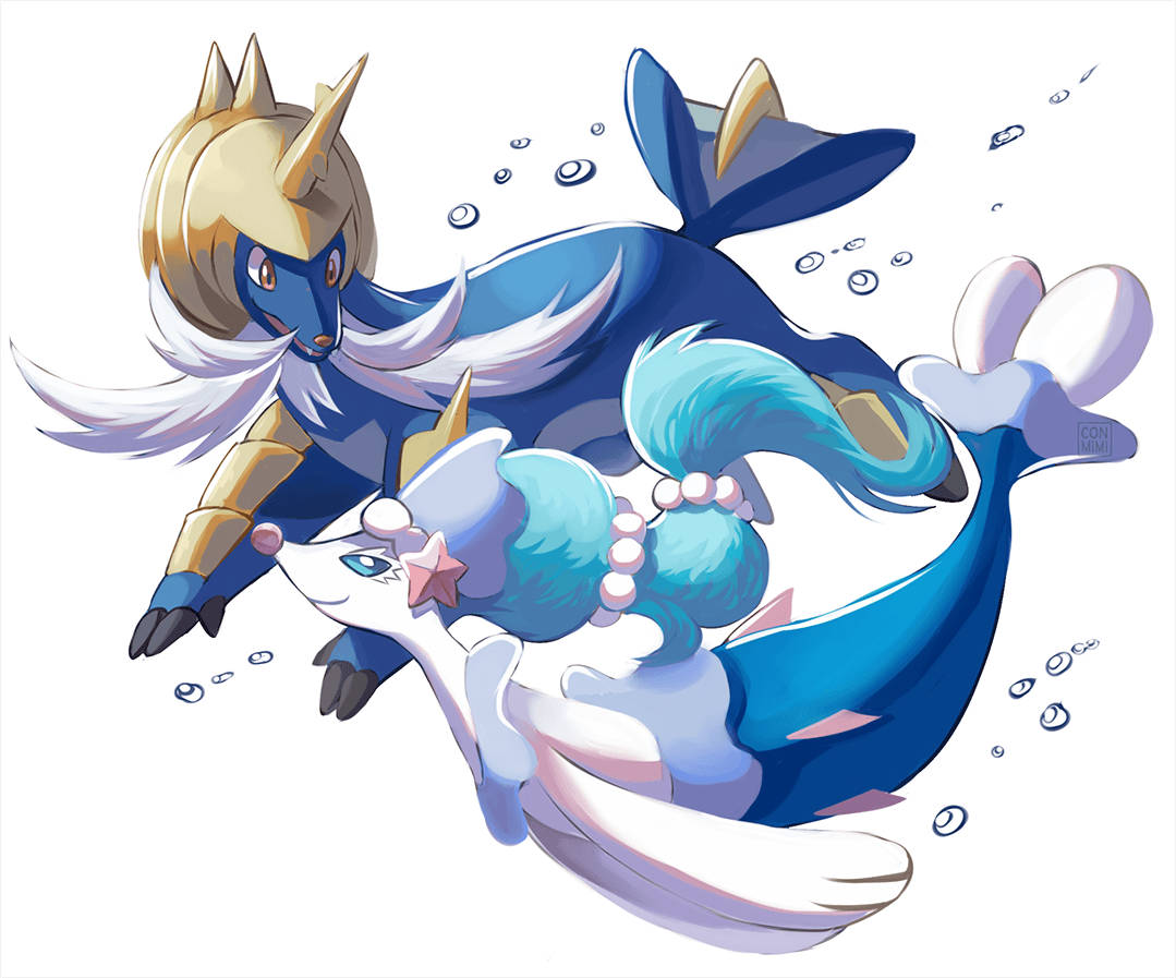 Samurott y Primarina Fondos de pantalla