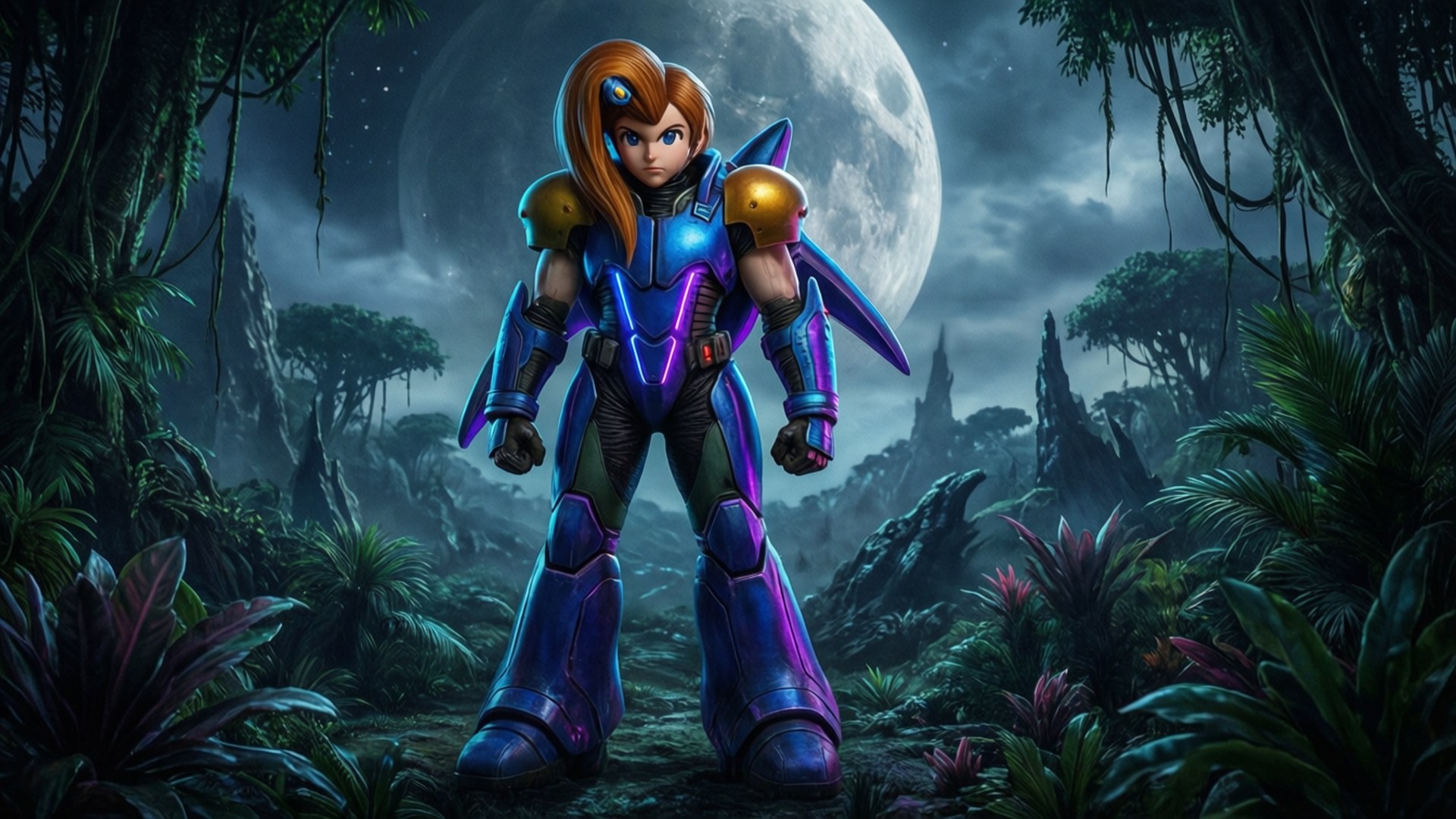 Samus en la Luna Alienígena Fondos de pantalla