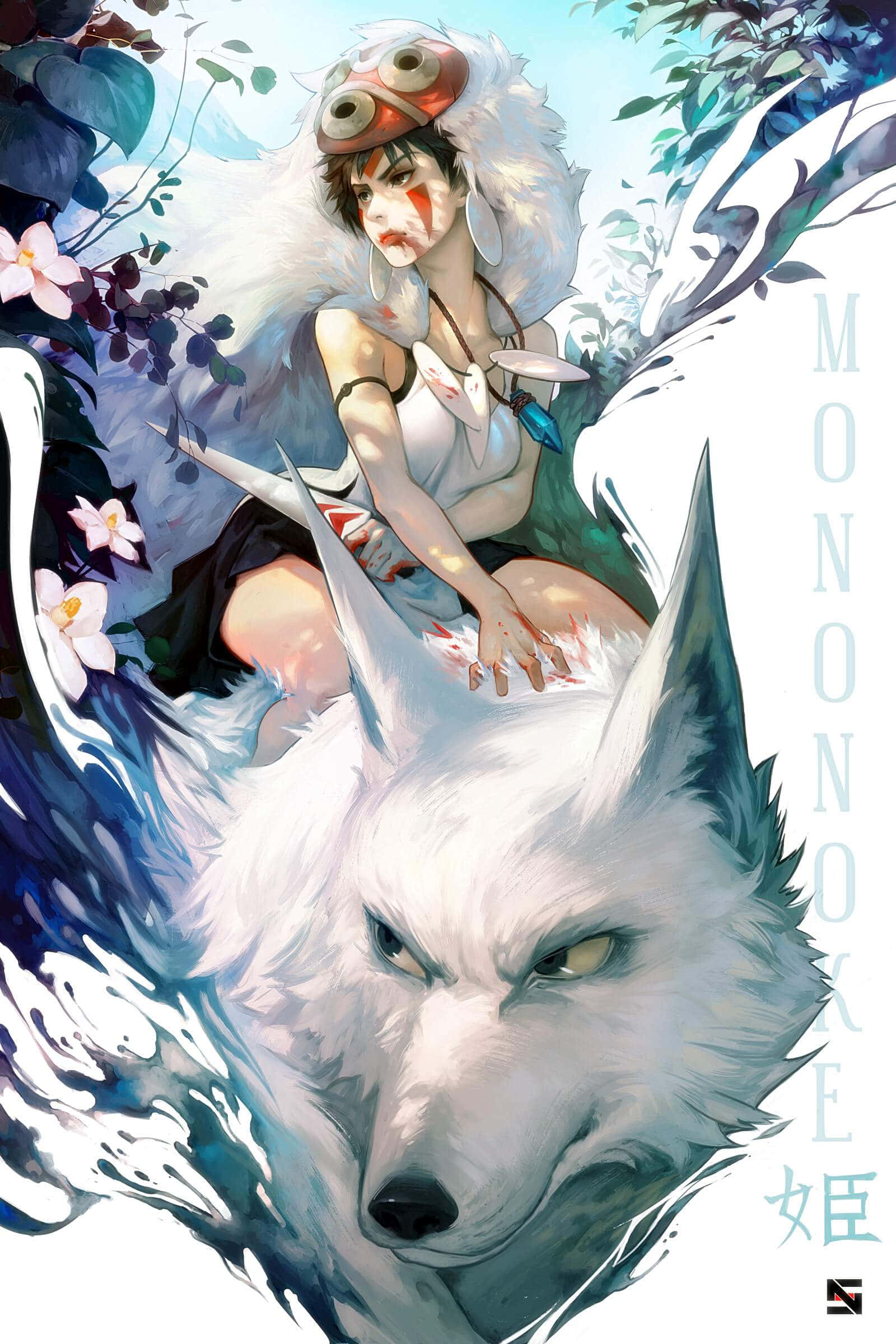 San de La Princesa Mononoke Fondos de pantalla