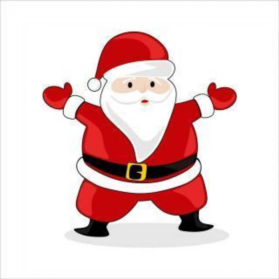 Santa Claus Lindo Caricatura Fondos de pantalla