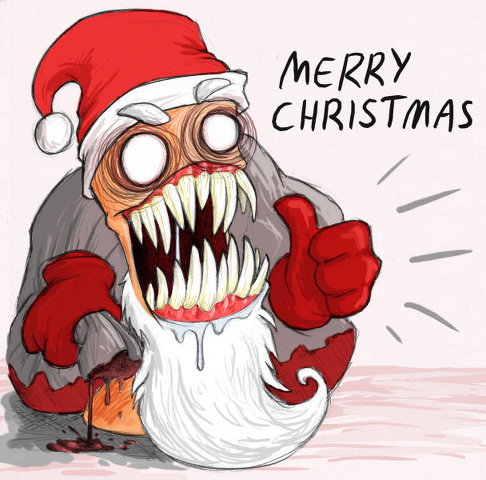 Santa Malvado Dientes Grandes Fondos de pantalla