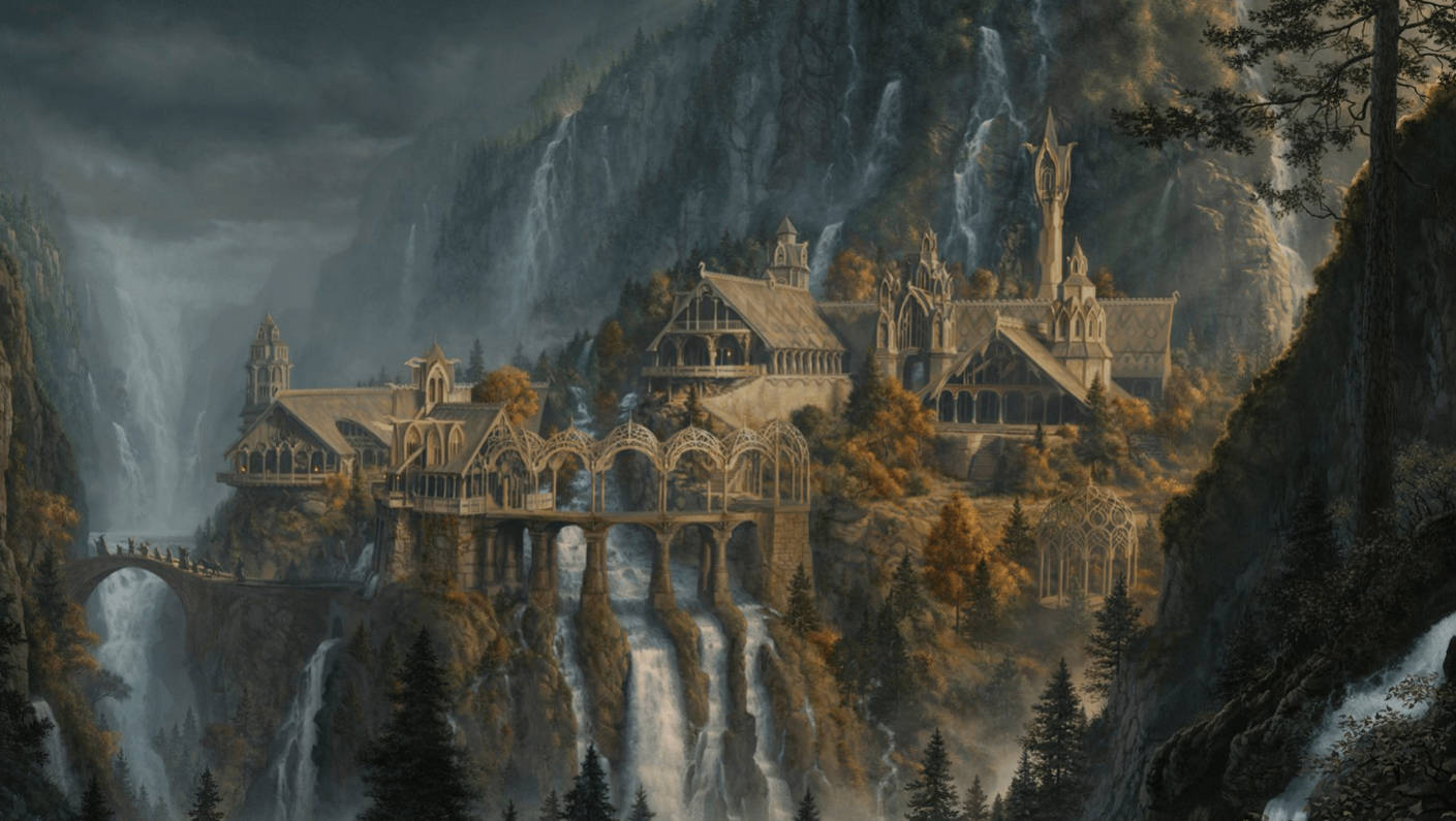 Santuario 4K El Señor de los Anillos Fondos de pantalla
