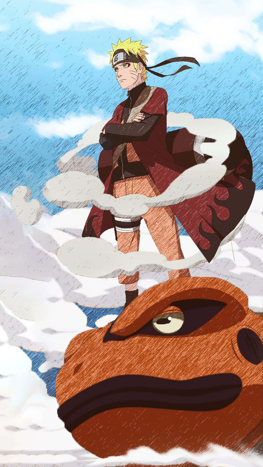 Sapo con estética de Naruto para teléfono Fondos de pantalla