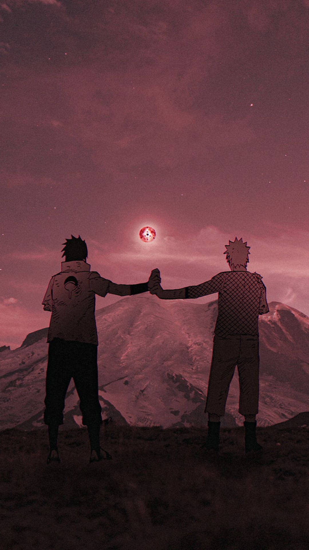 Sasuke Naruto iPhone Anime Vista Trasera Fondos de pantalla
