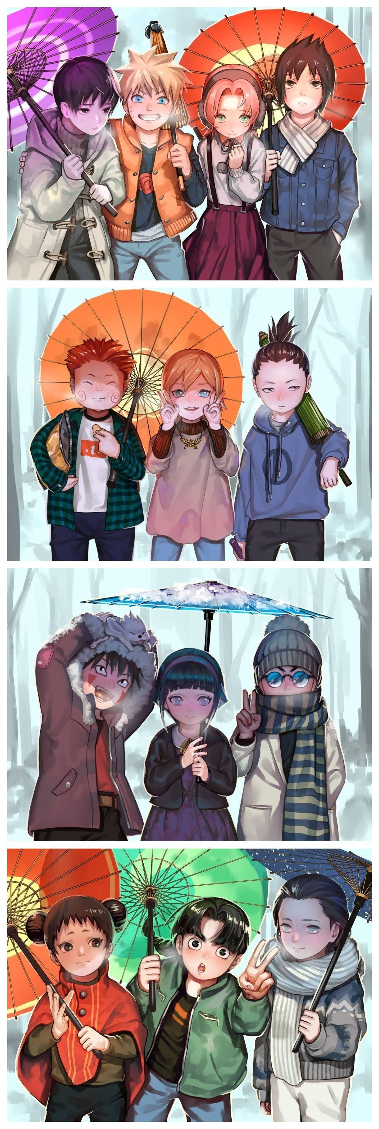 Sasuke Naruto iPhone Equipo 7 y Compañeros Fondos de pantalla