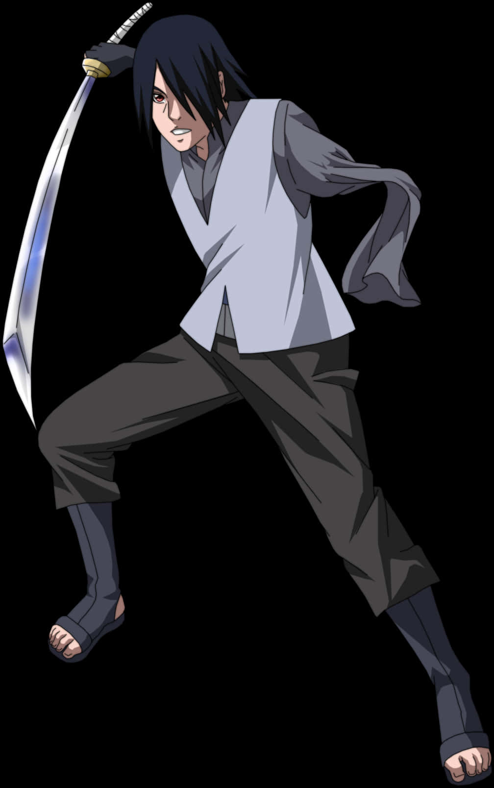 Sasuke Uchiha listo para la batalla Fondos de pantalla