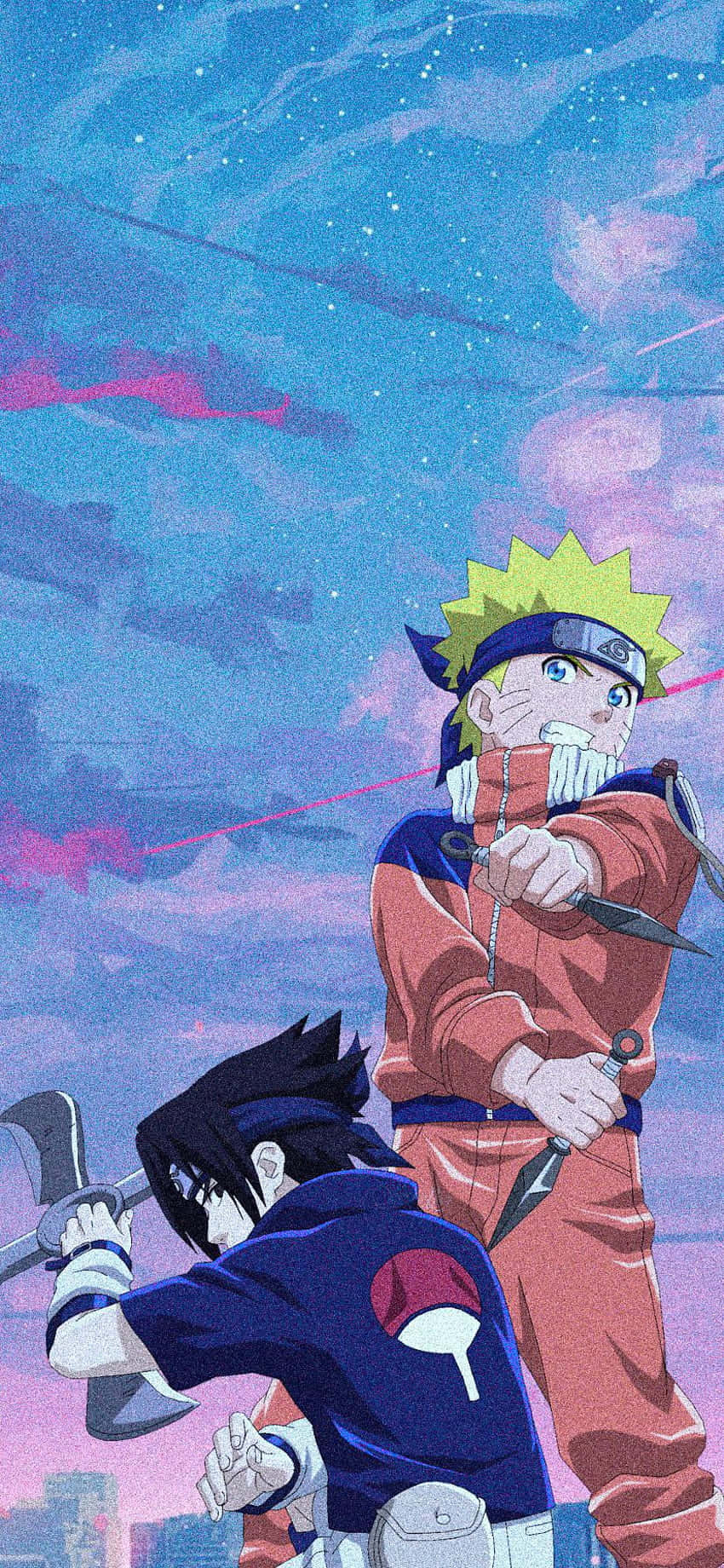 Sasuke y Naruto Fondo Estético para Celular Fondos de pantalla