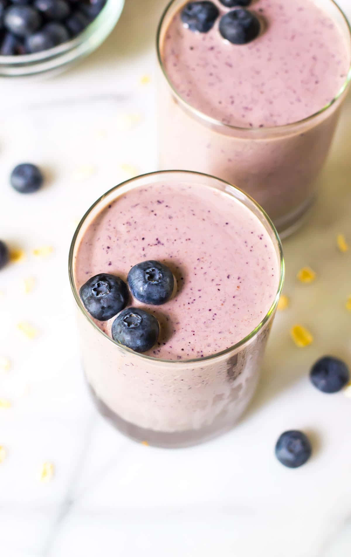 Satisface tu antojo de dulce con este fresco y afrutado Smoothie de Arándanos Fondos de pantalla
