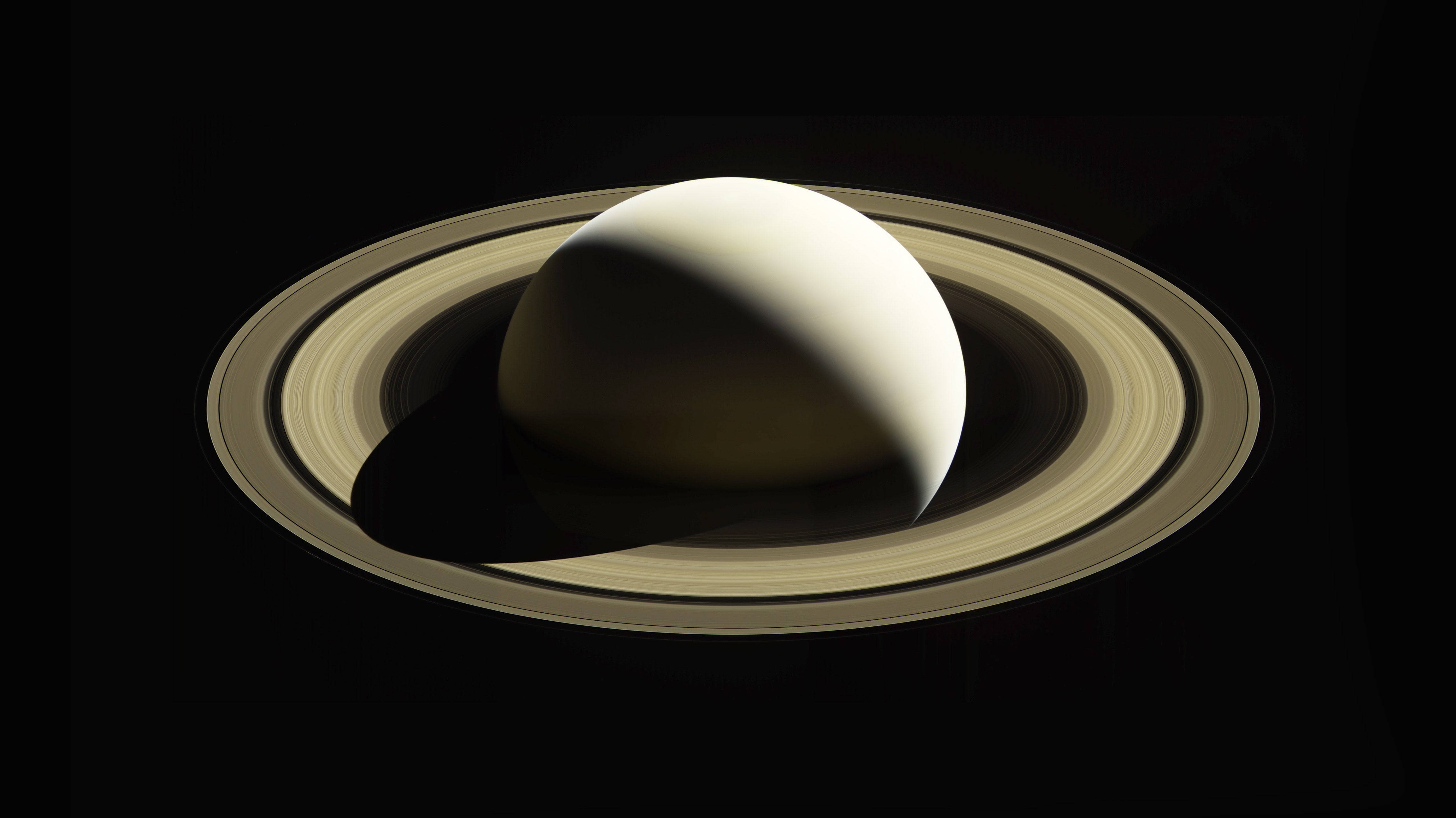 Saturno desde Vista Aérea 4K Fondos de pantalla