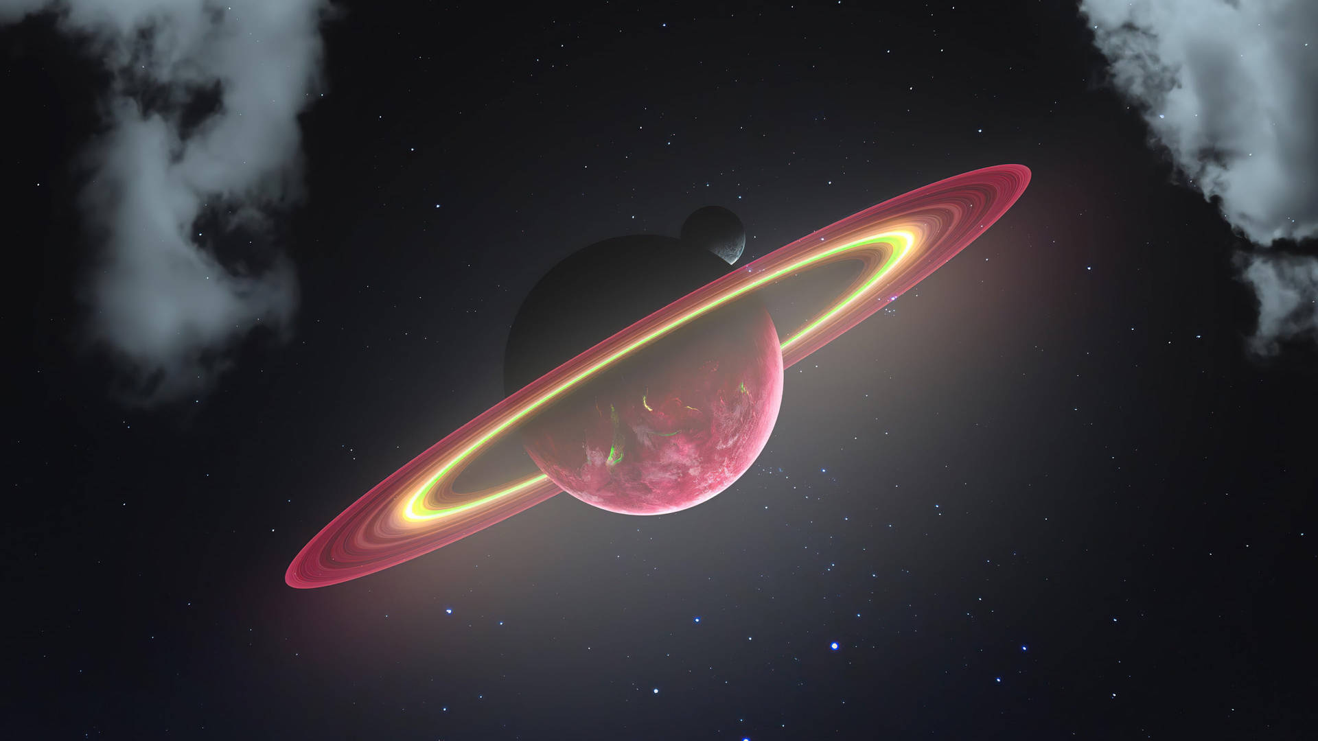 Saturno Rojo 4K