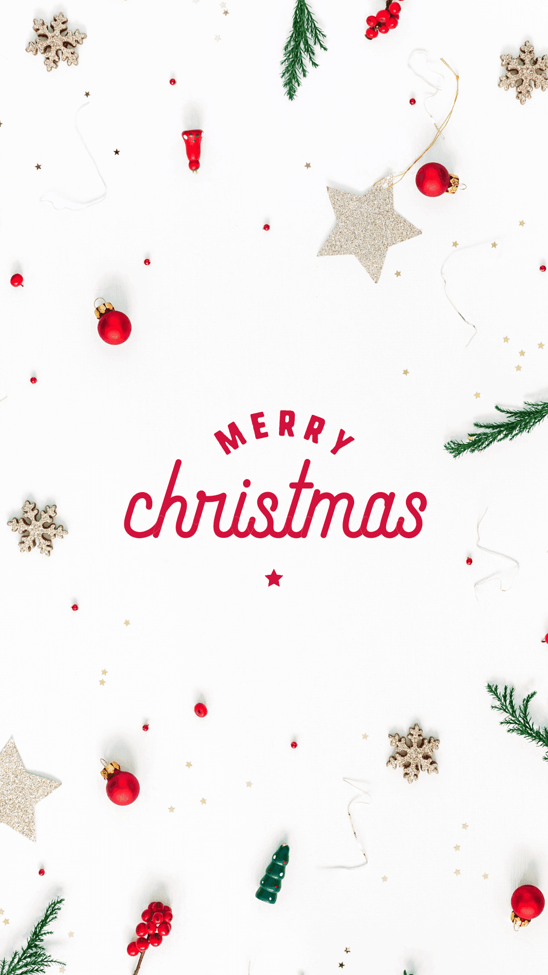 Sé alegre y brillante esta Navidad con un fondo sencillo pero festivo. Fondos de pantalla