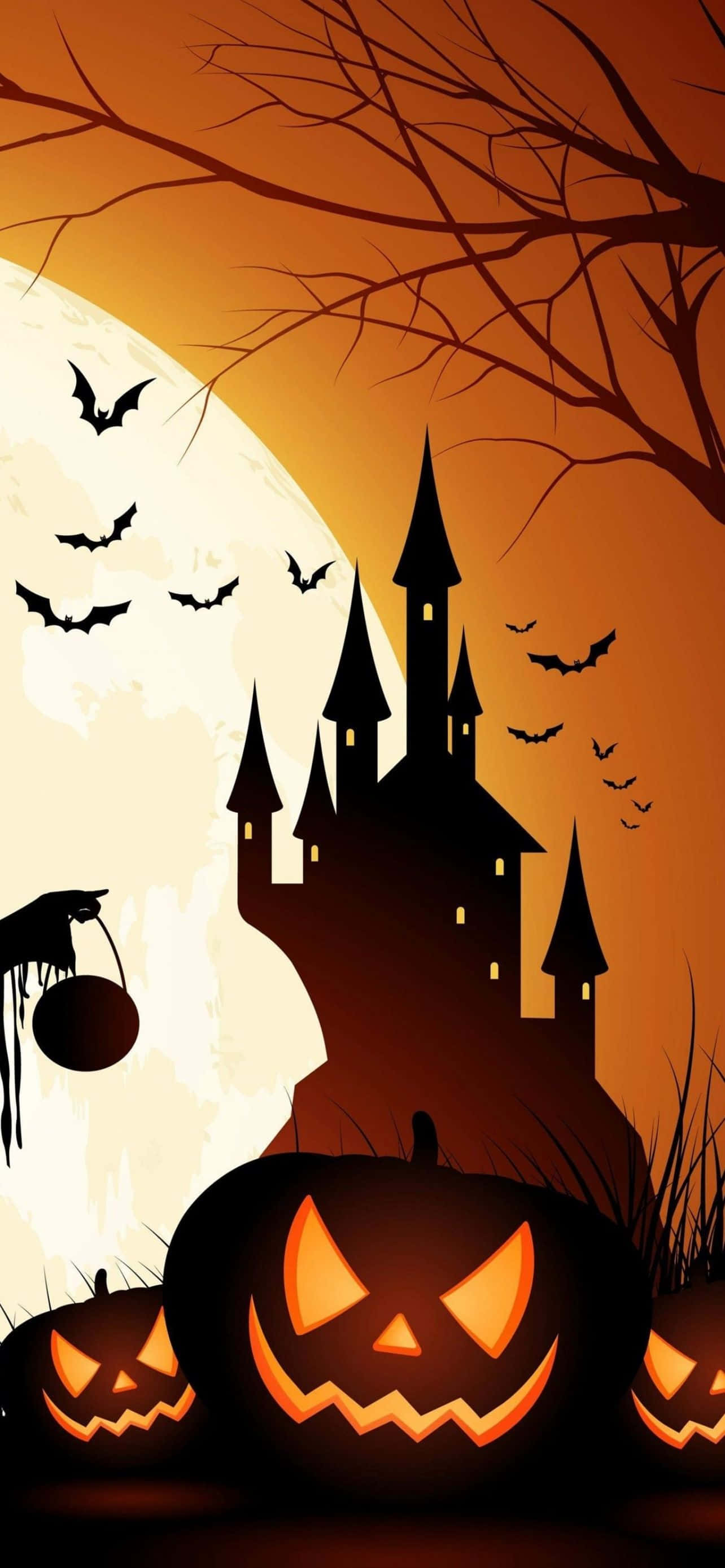 Sé creativo con tu disfraz este Halloween con tu iPhone. Fondos de pantalla