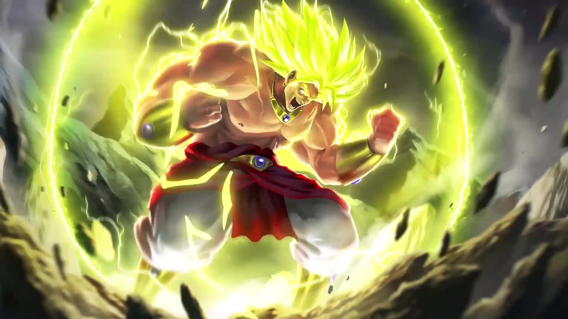 ¡Sé testigo de la batalla épica entre Broly Super Saiyan y Goku en Dragon Ball Super: Broly! Fondos de pantalla