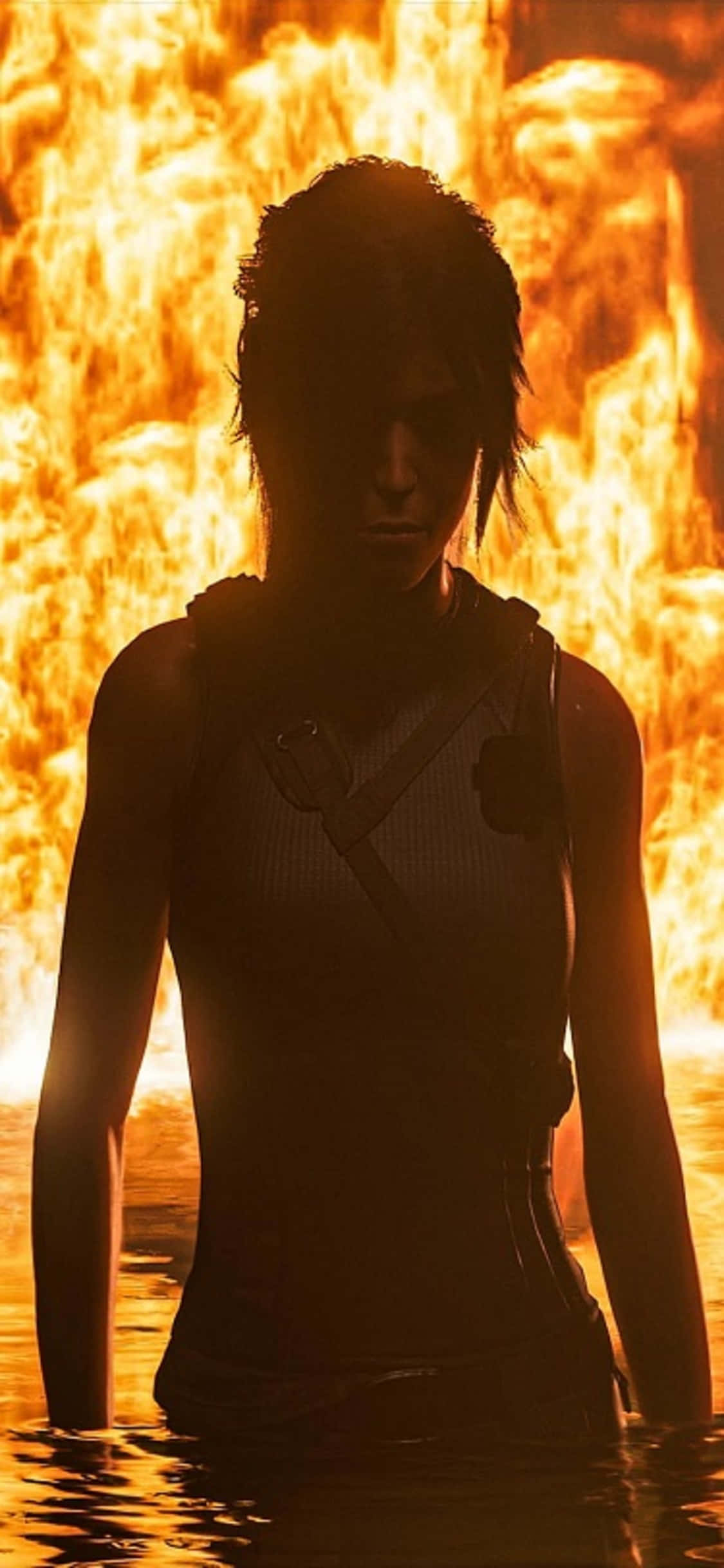 Sé testigo de Rise of the Tomb Raider en el iPhone X Fondos de pantalla