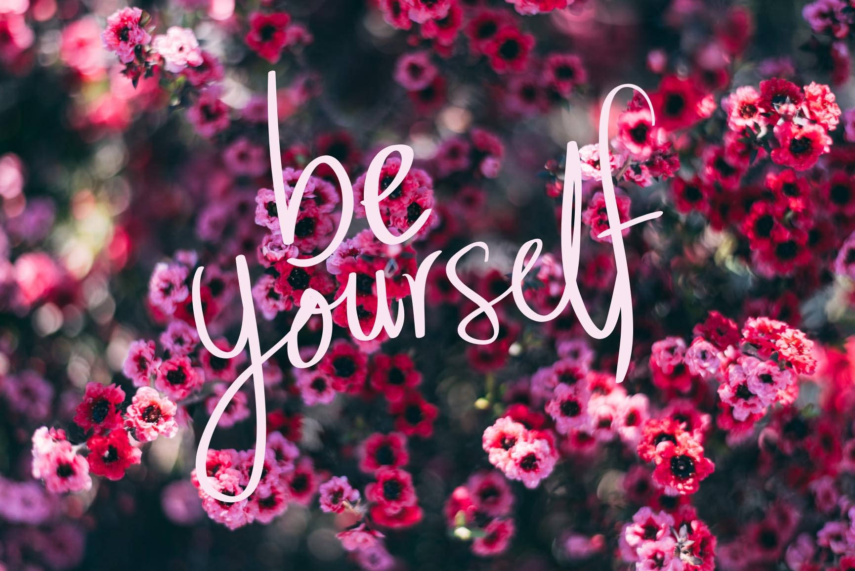 Sé tú mismo Frases positivas lindas Fondos de pantalla