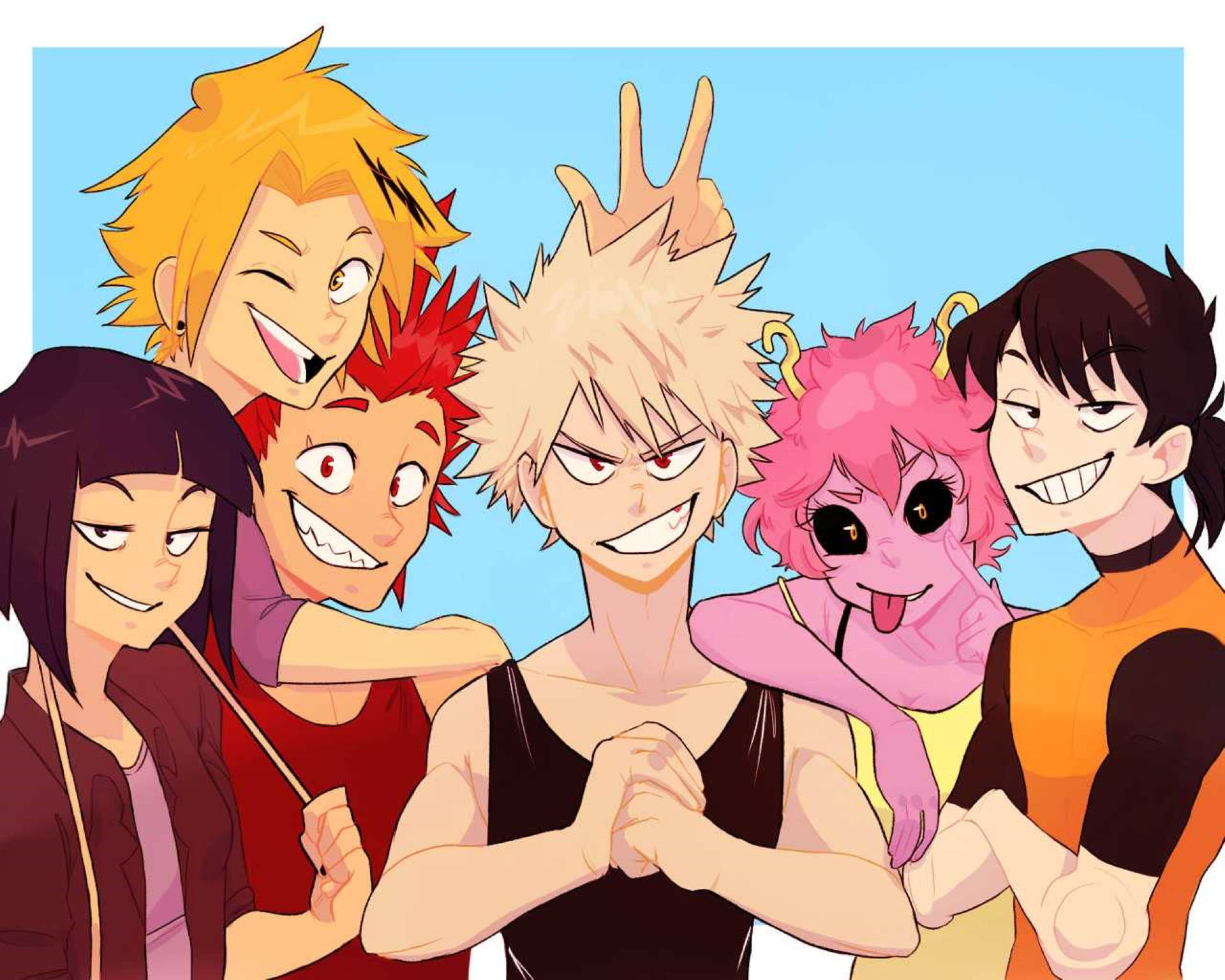 Seis miembros de Bakusquad Fondos de pantalla