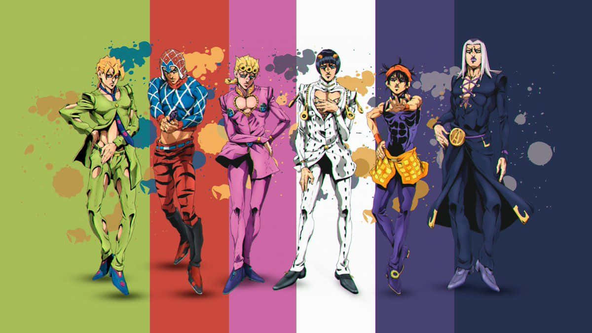 Seis Vientos Dorados en el Manga de Jojo Fondos de pantalla