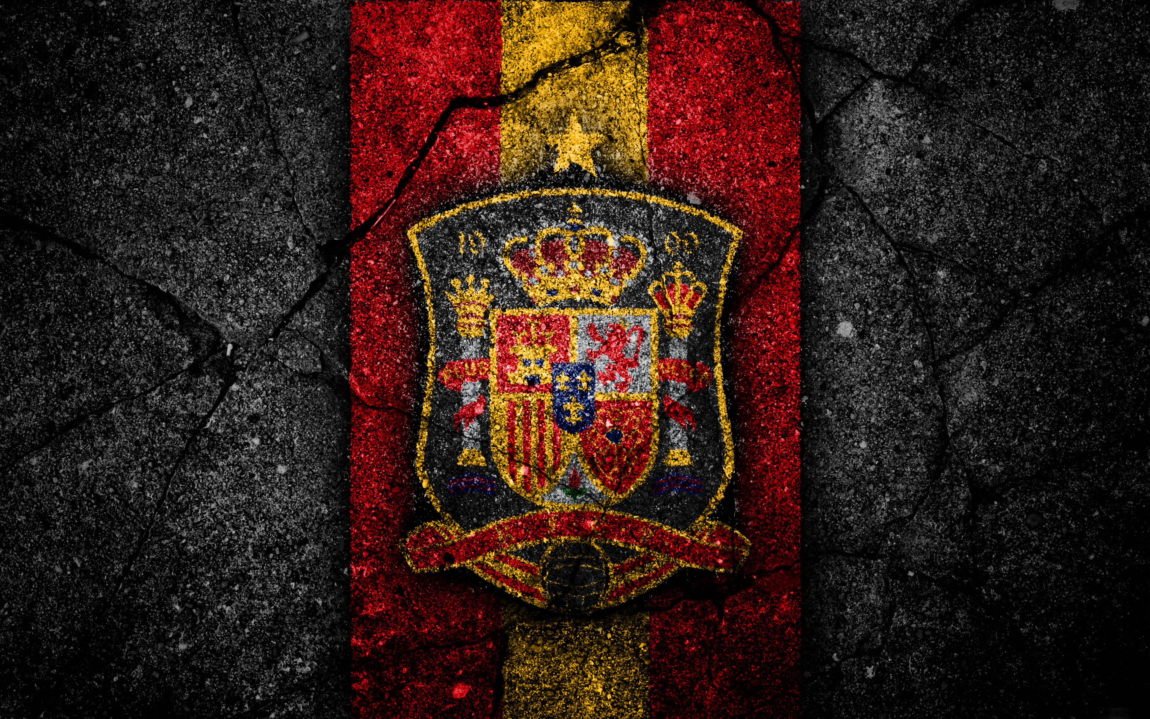 Selección Española de Fútbol Logo Creativo Fondos de pantalla
