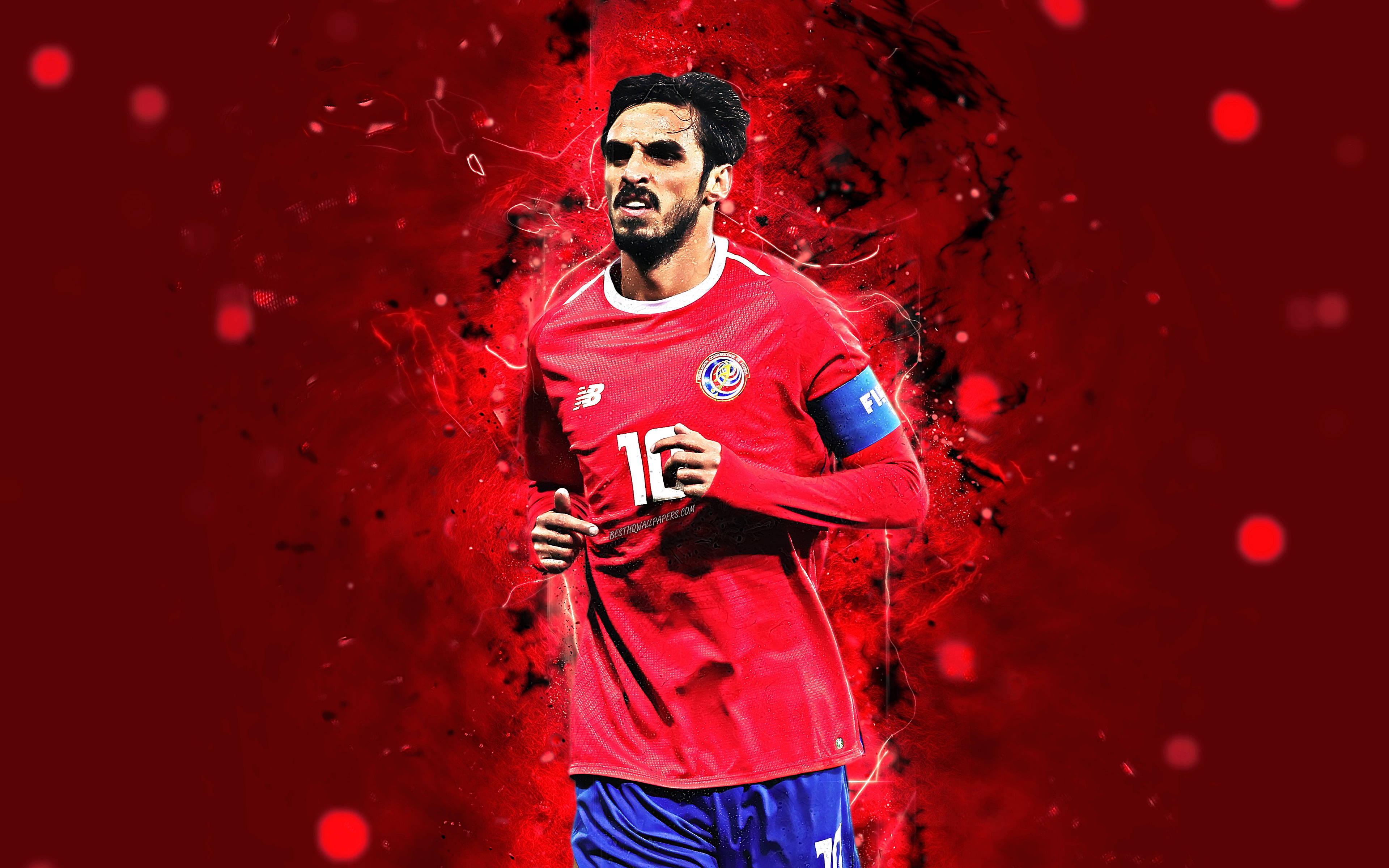 Selección Nacional de Costa Rica Capitán Bryan Ruiz Fondos de pantalla