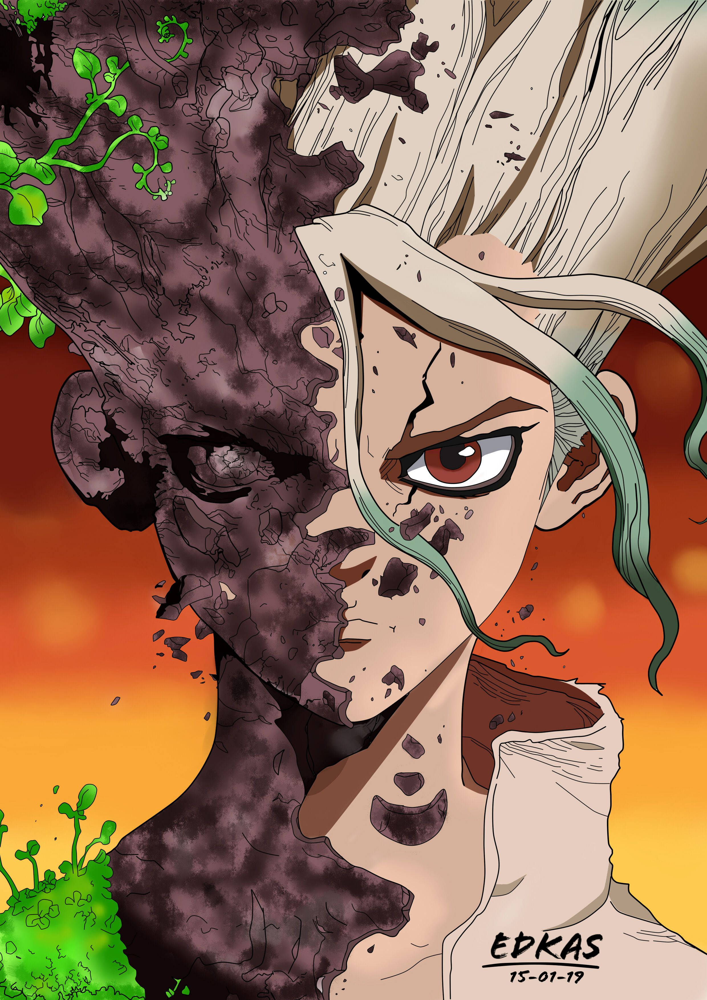 Senku Ishigami en Dr Stone Fondos de pantalla