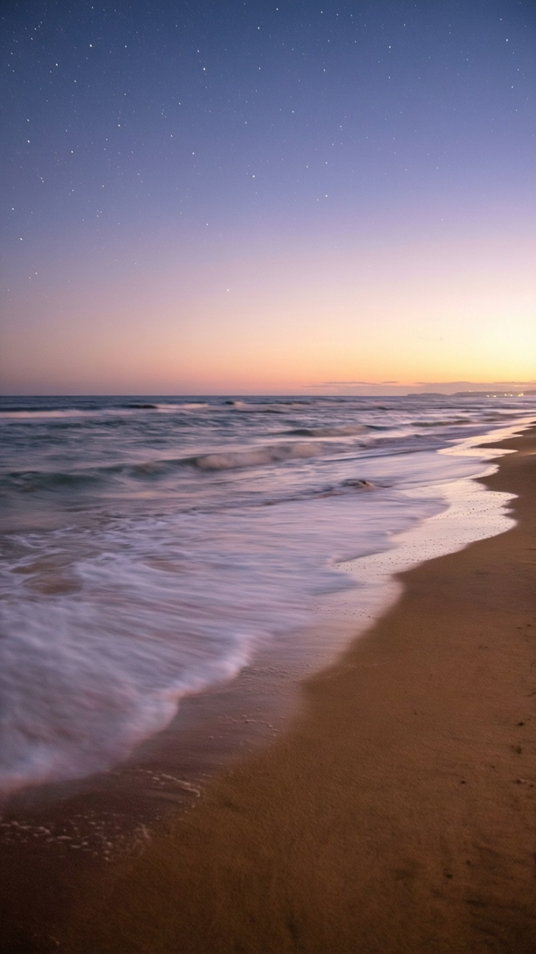 Serenidad en la Playa al Atardecer Fondos de pantalla