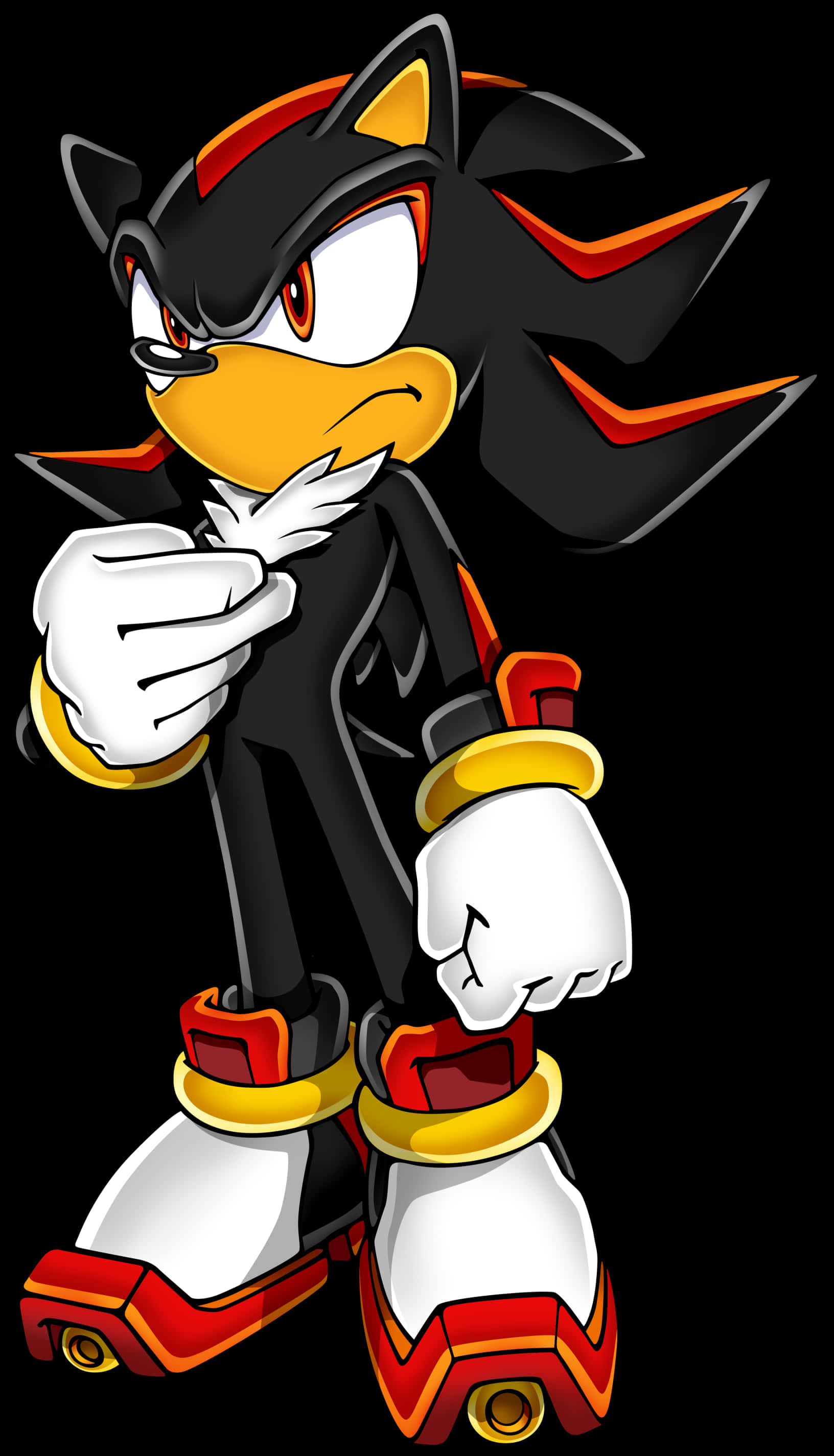 Shadow The Hedgehog en pose de pie Fondos de pantalla