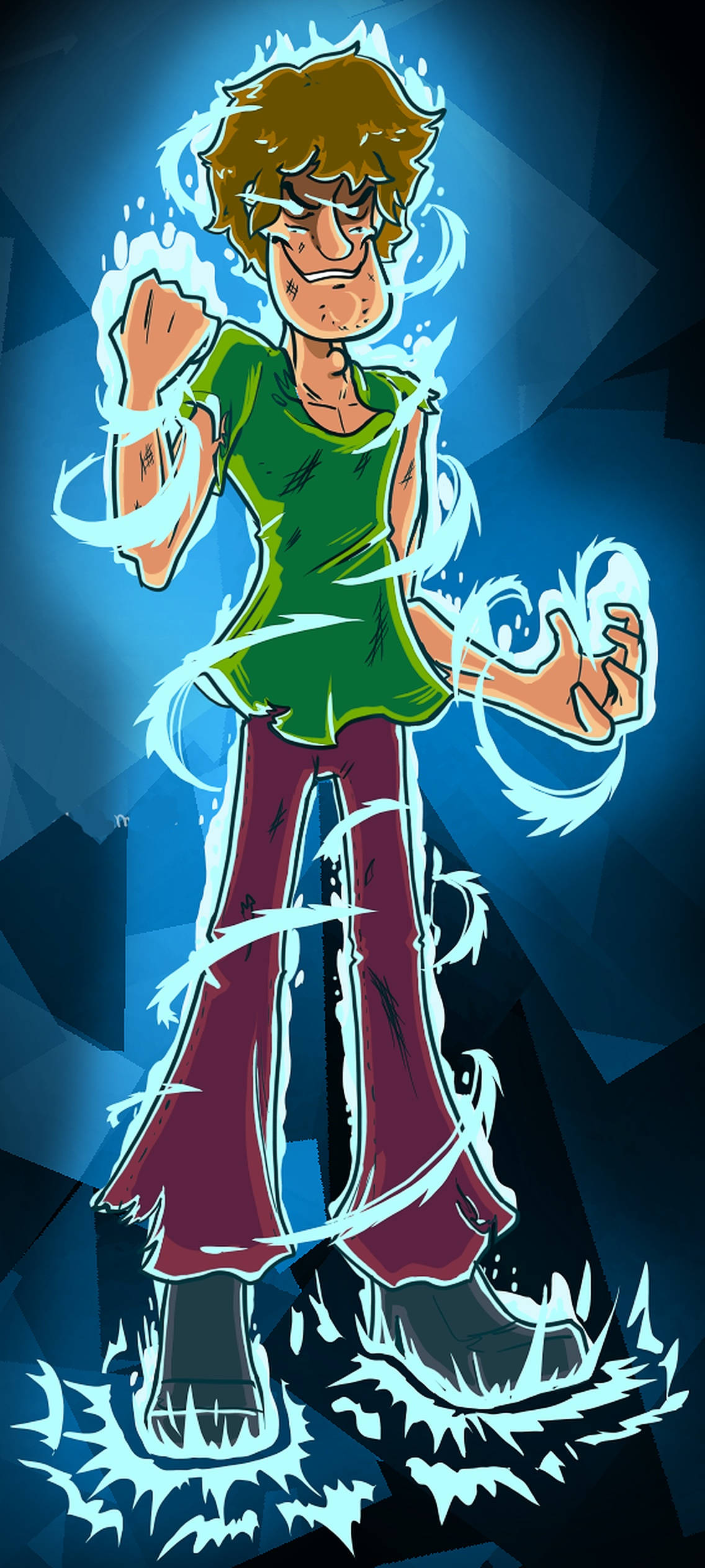 Shaggy Ultra Instinct Brillando Fondos de pantalla