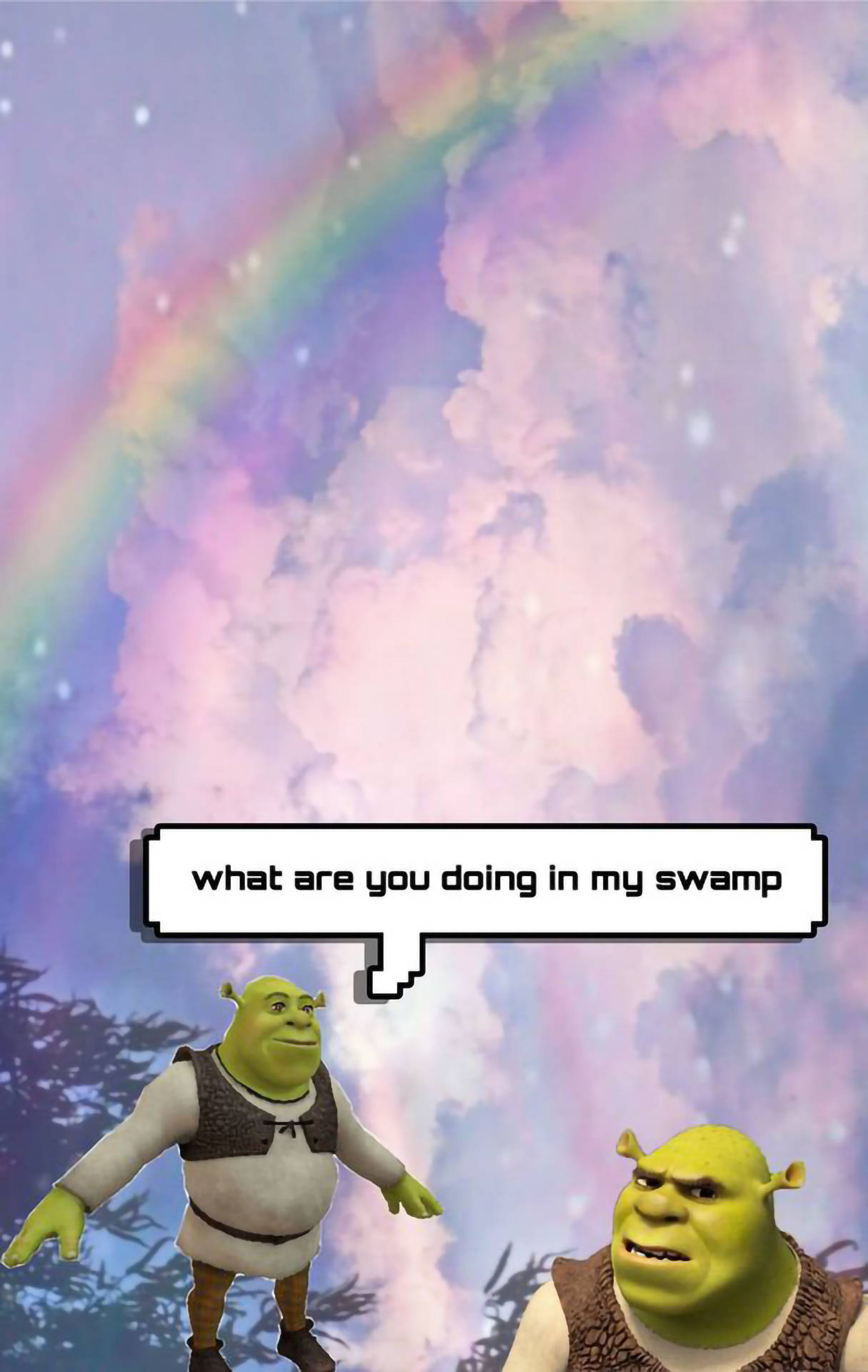 Shrek Pantano Estético Divertido Fondos de pantalla