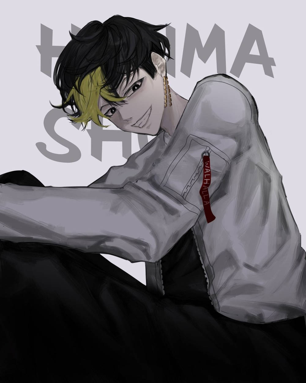 Shuji Hanma en postura seria, instantánea del anime Fondos de pantalla