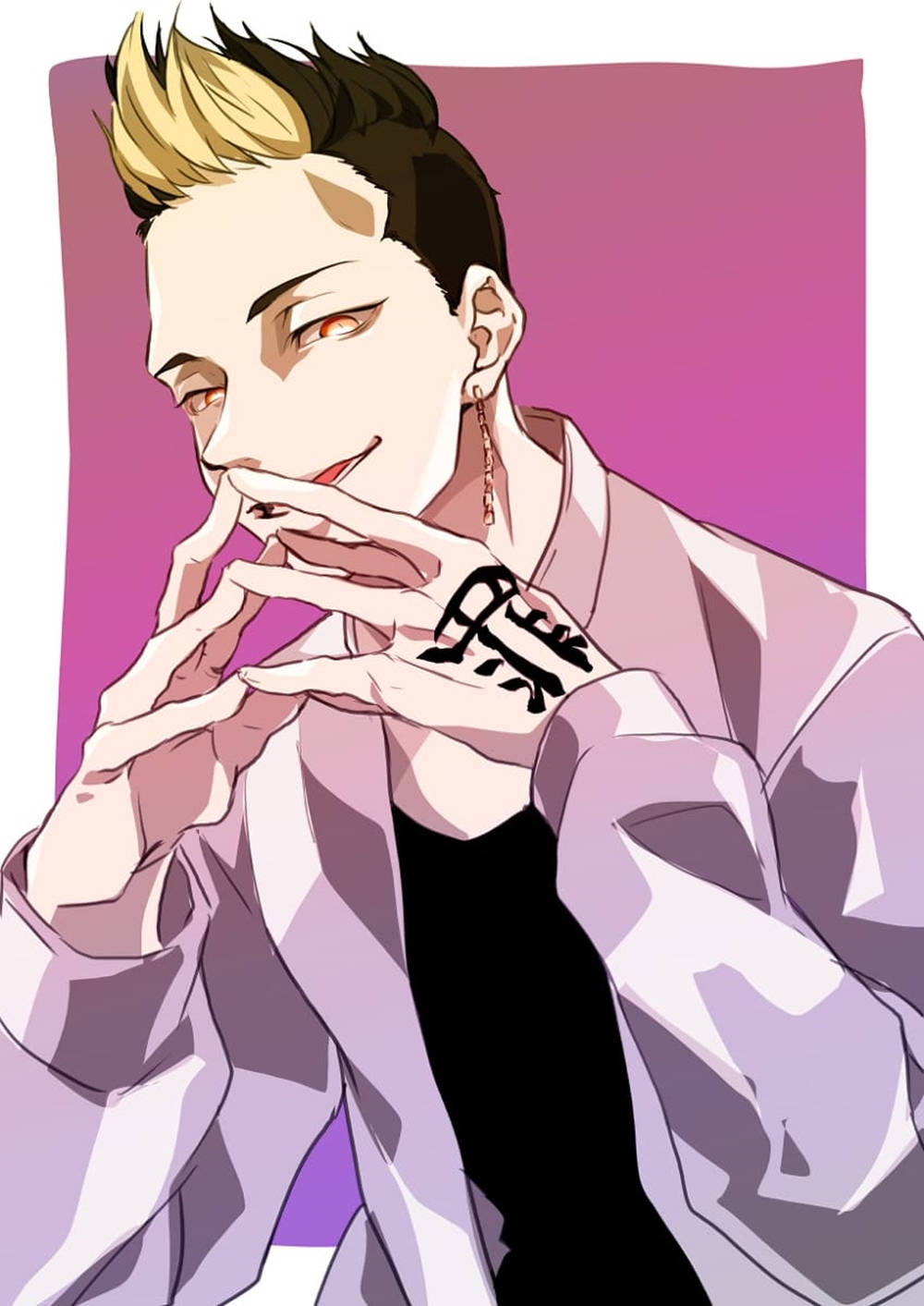 Shuji Hanma Fondo Rosa Fondos de pantalla