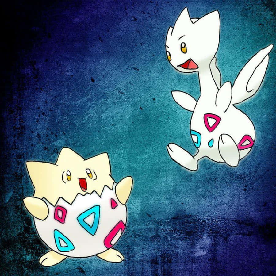 Siente el poder de Togetic con este fondo degradado azul. Fondos de pantalla