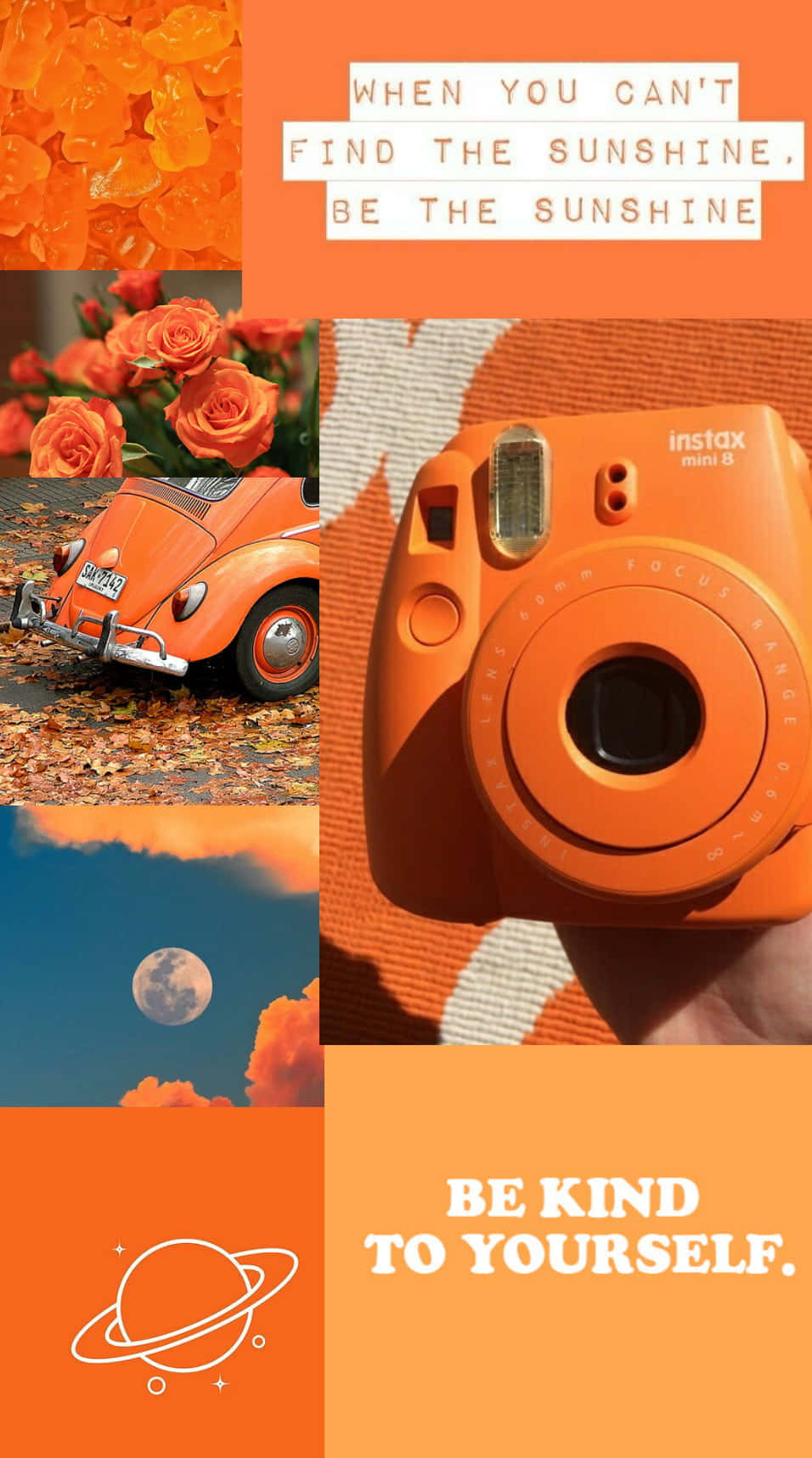 Siente la calidez de la estética naranja Fondos de pantalla