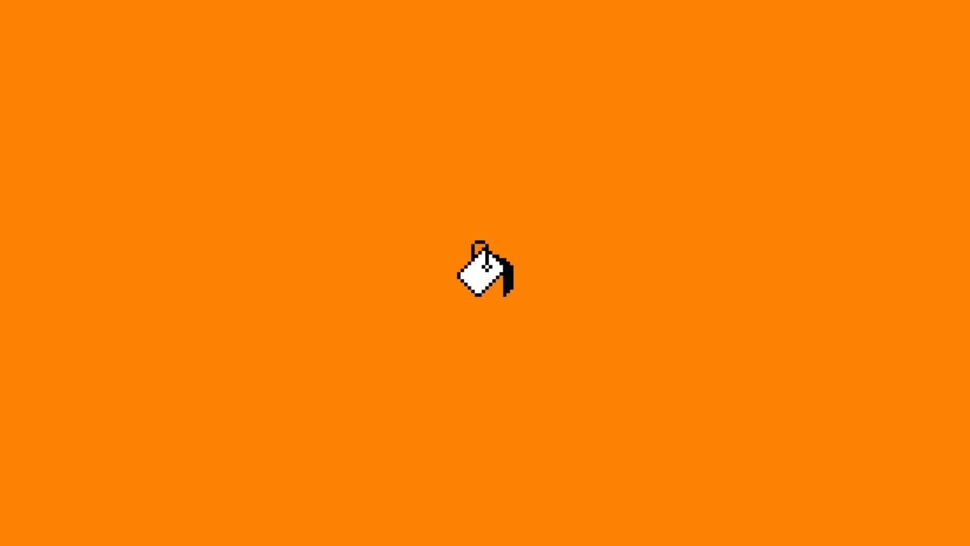 Siente la sensación de optimismo y energía en este fondo estético naranja Fondos de pantalla