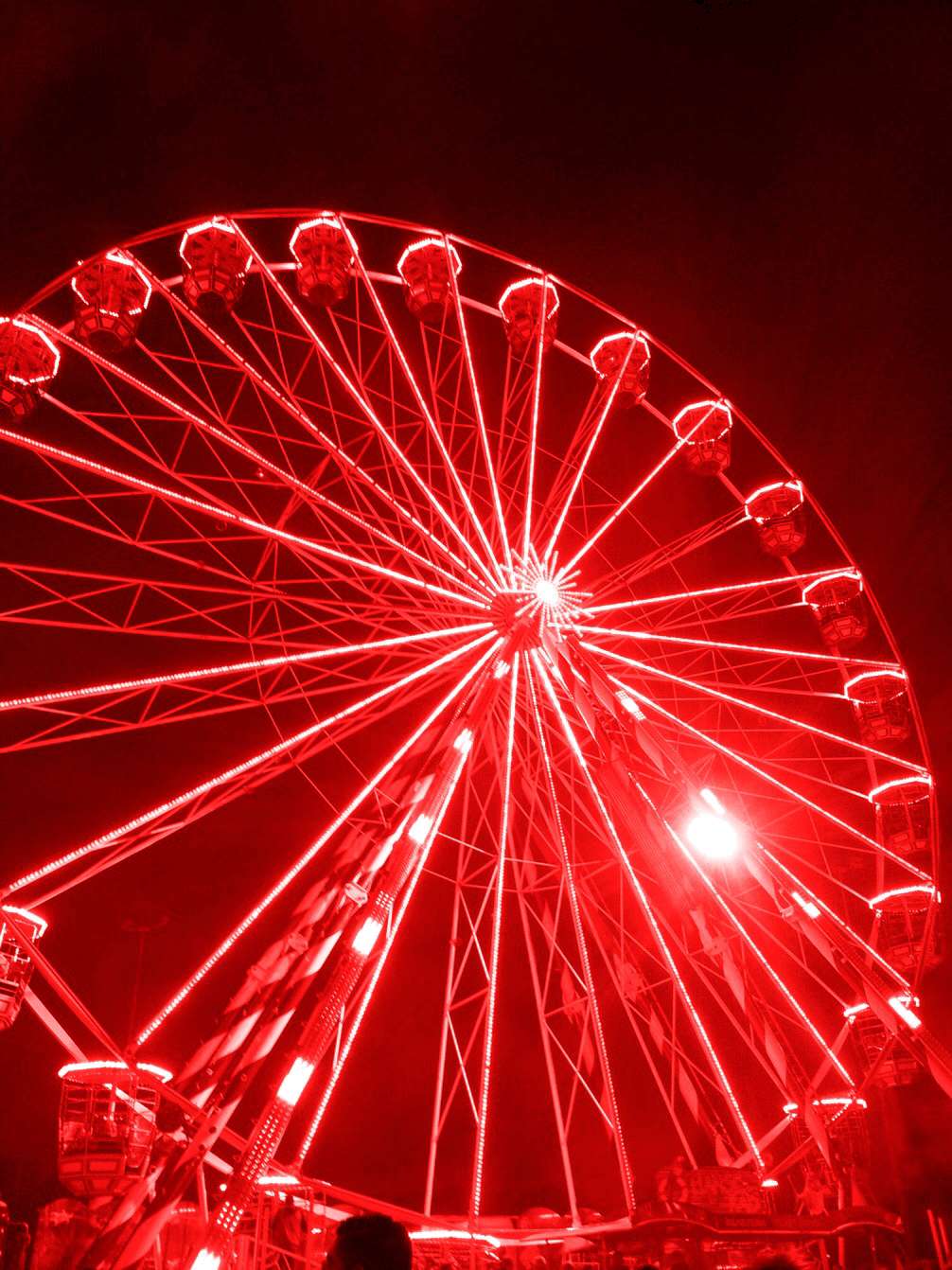 Siente la vibrante estética rojo neón Fondos de pantalla