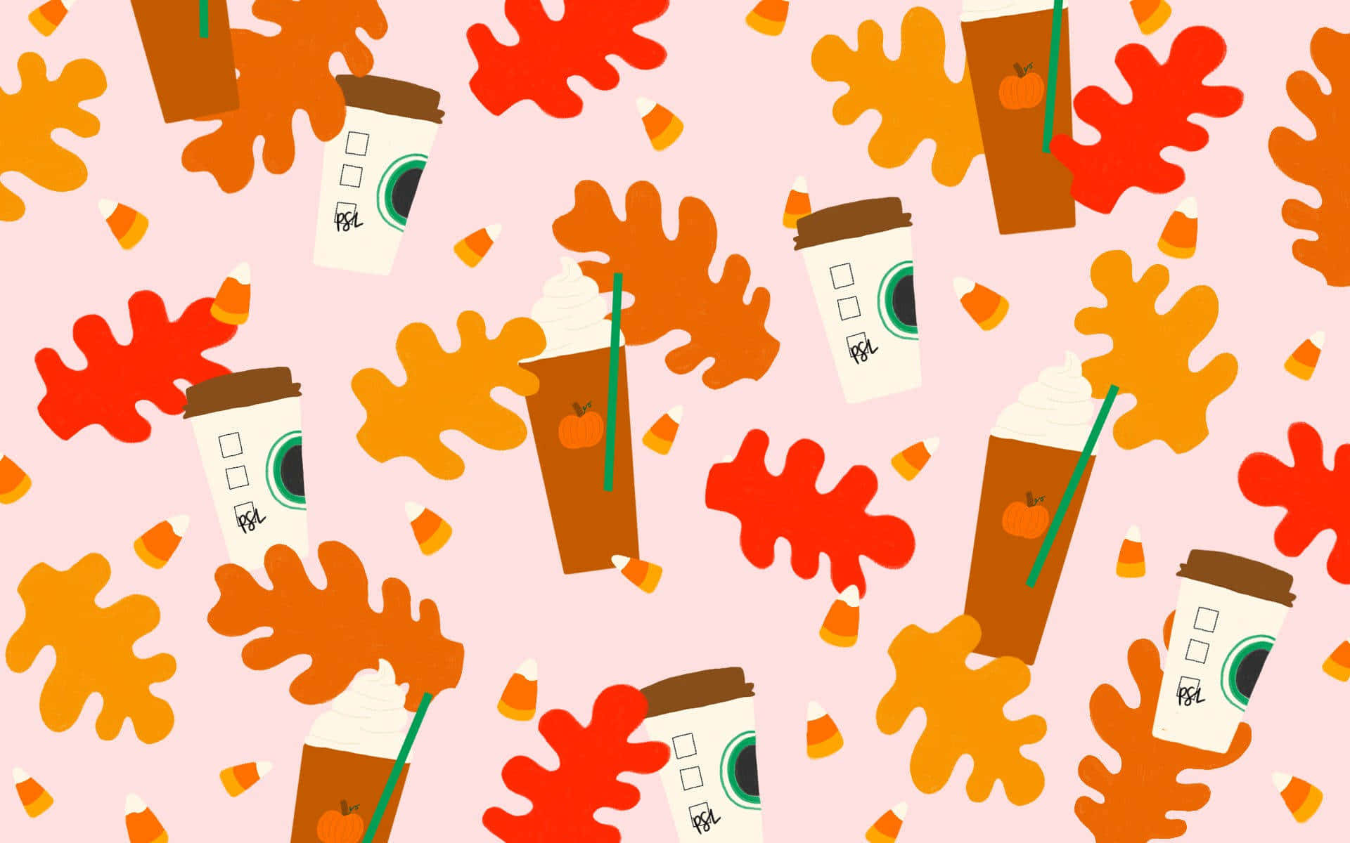¡Siéntete como un niño en una tienda de dulces, rodeado de los colores del otoño! Fondos de pantalla