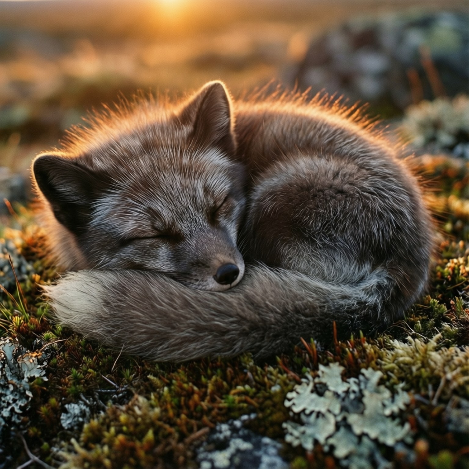Siesta en la Tundra Fondos de pantalla