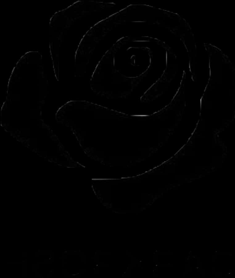 Silueta abstracta de rosa Fondos de pantalla
