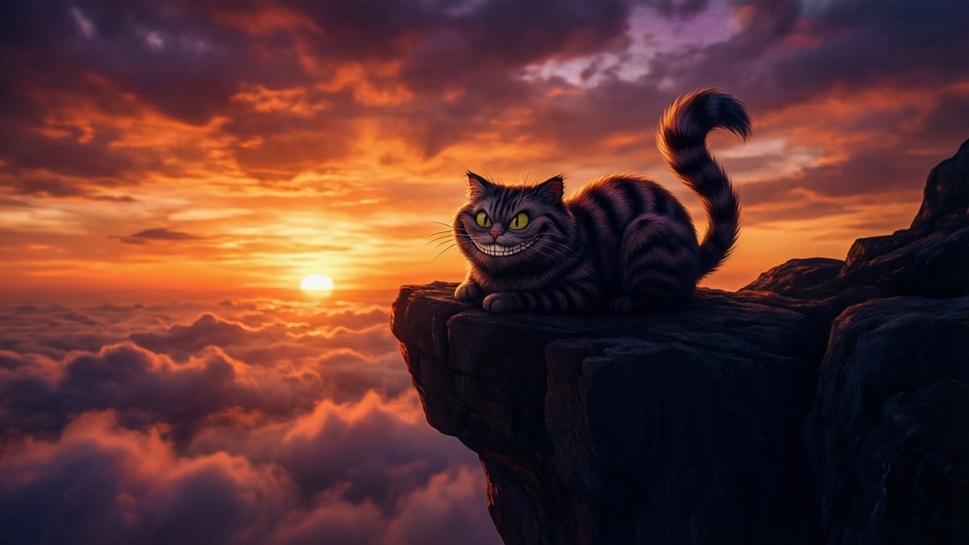 Silueta al Atardecer Fondos de pantalla