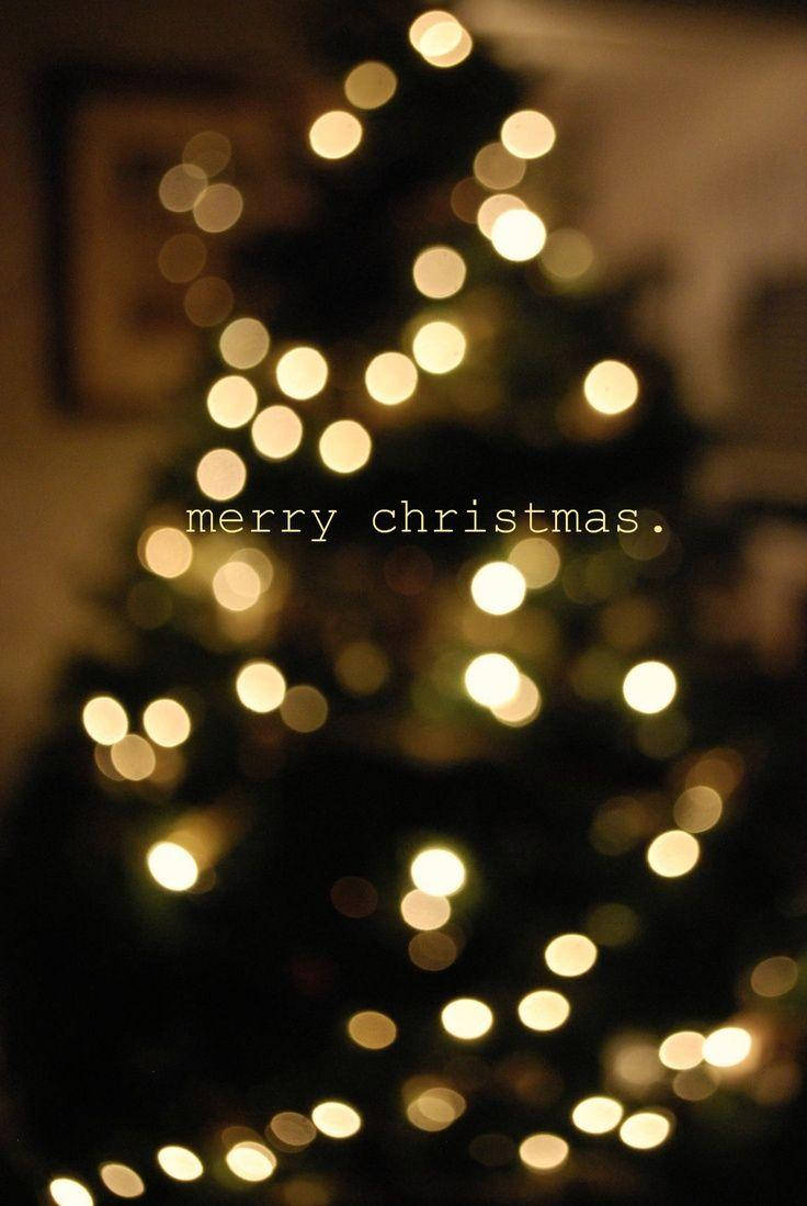 Silueta de Árbol de Navidad Estética y Linda Fondos de pantalla