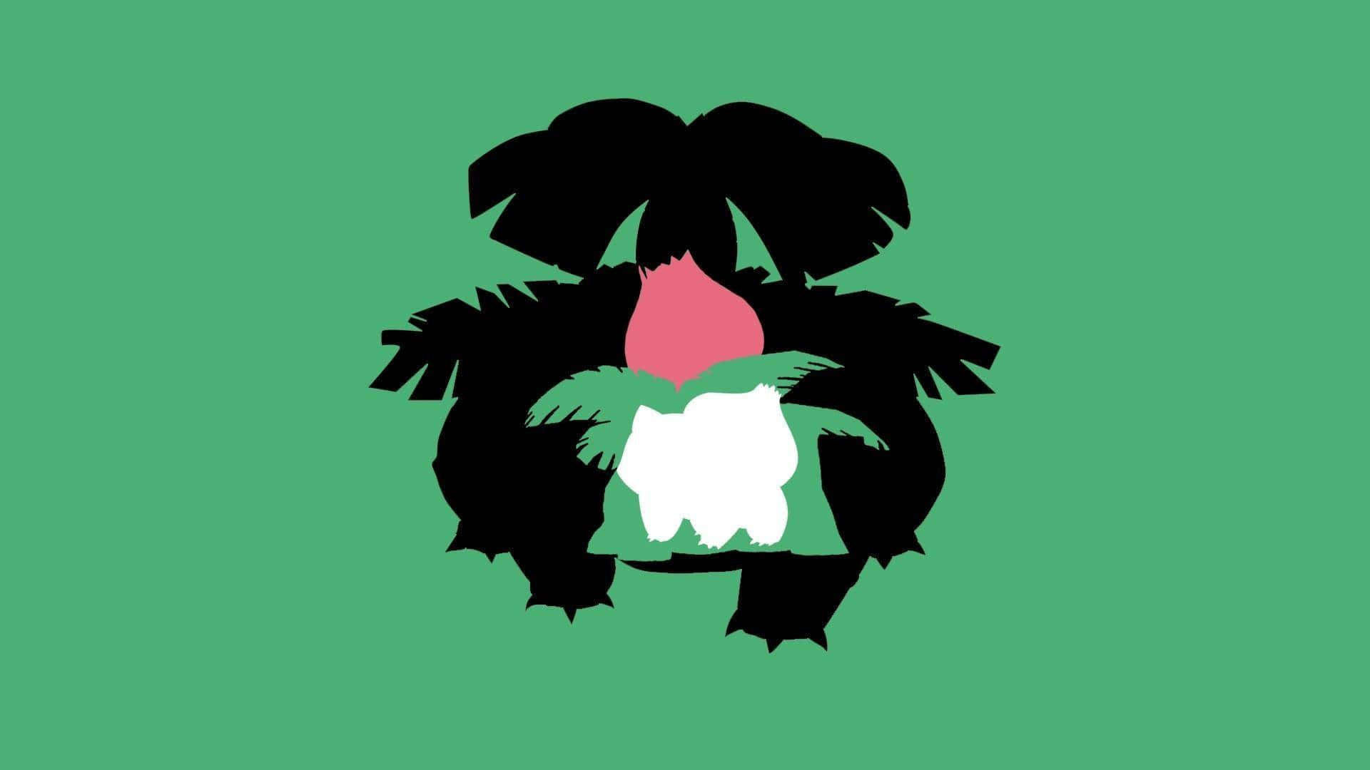 Silueta de Bulbasaur, Ivysaur y Venusaur Fondos de pantalla