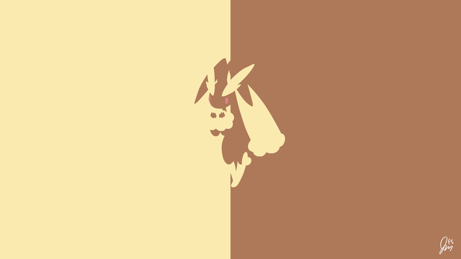 silueta de un perro en color marrón y amarillo Fondos de pantalla