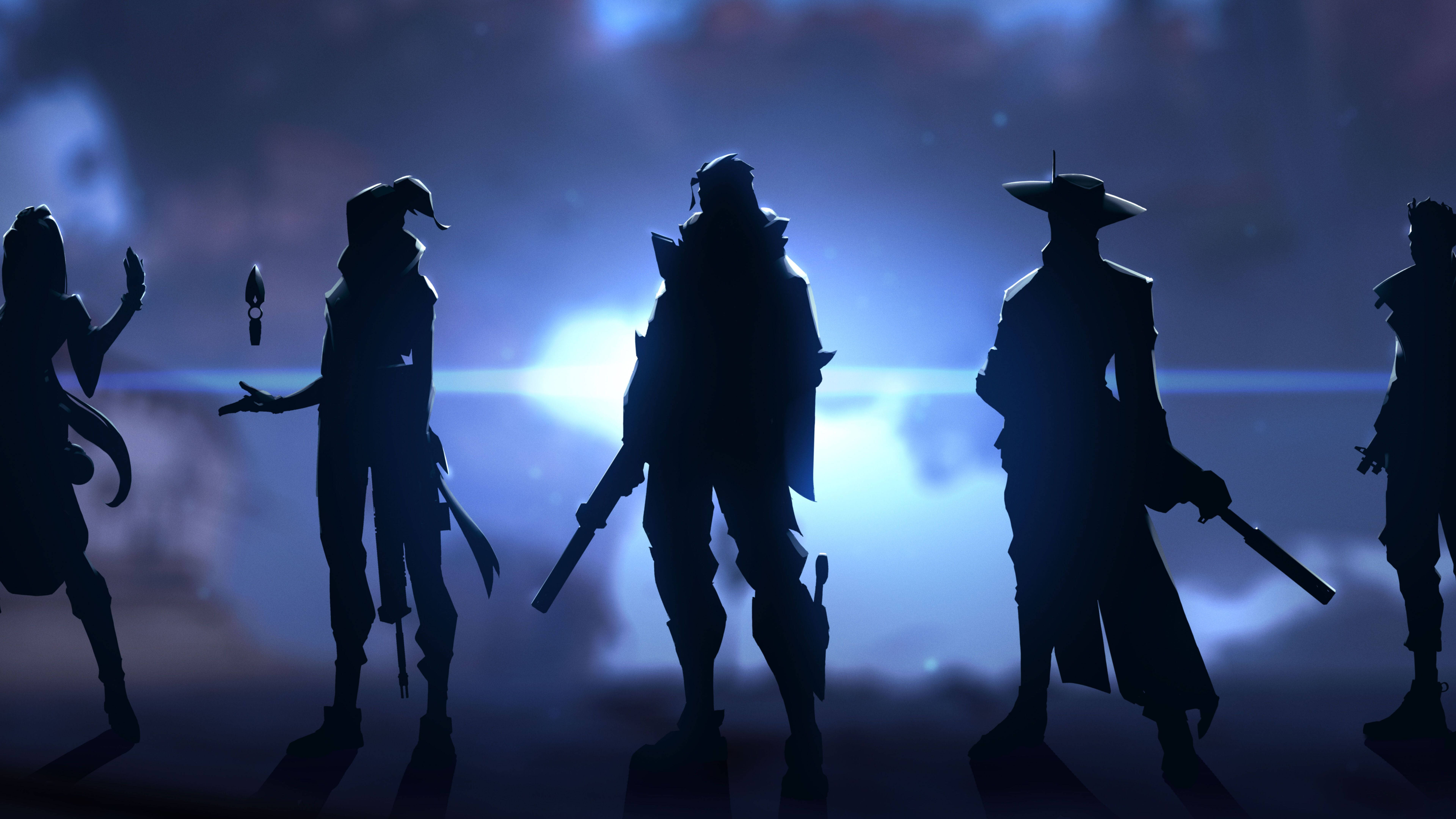Silueta de Valorant 8K Gaming Fondos de pantalla