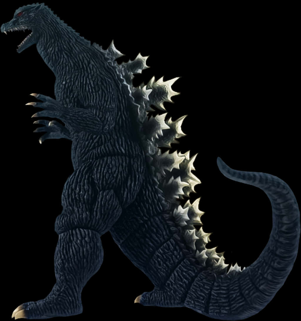 Silueta icónica de figura de Godzilla Fondos de pantalla